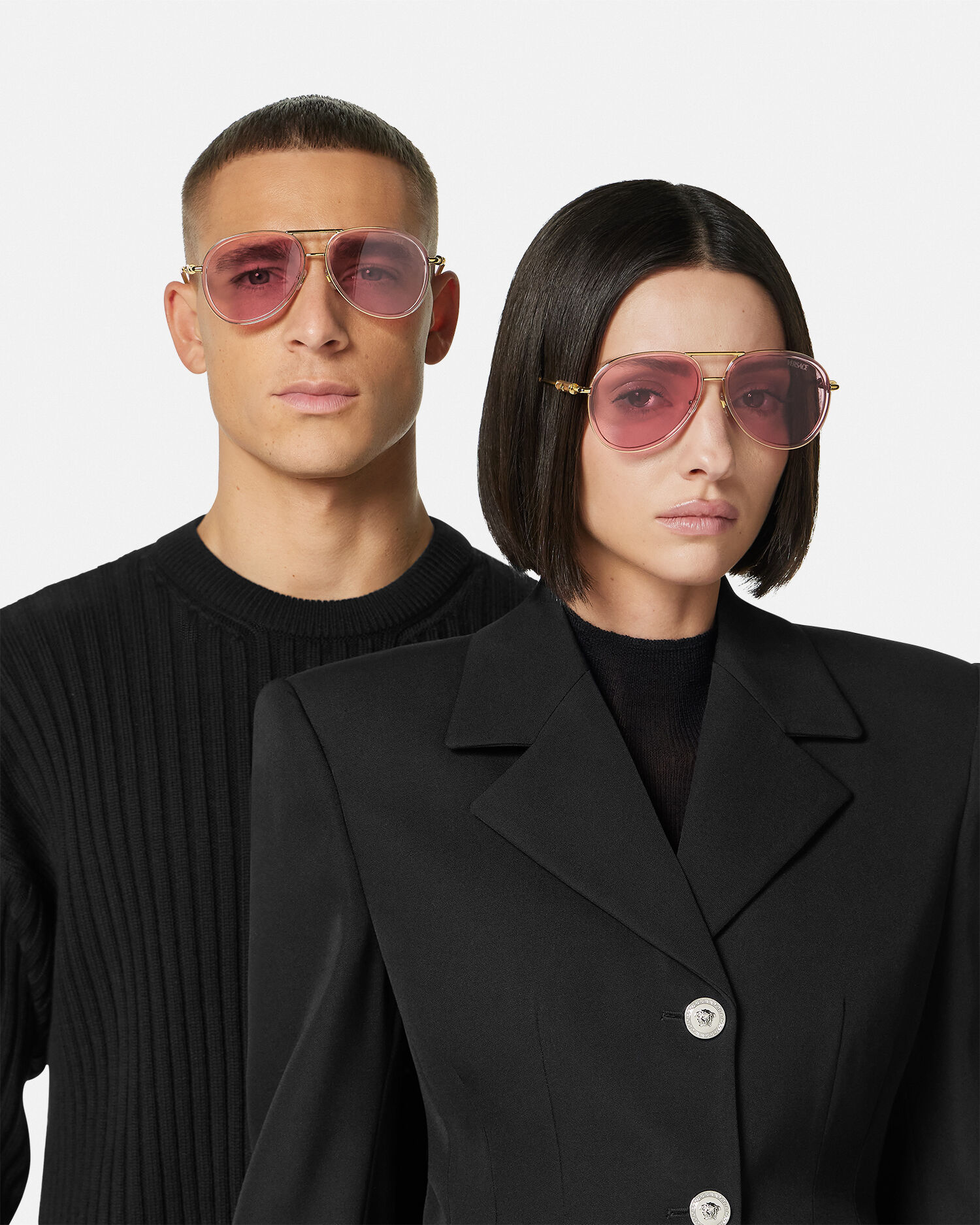 Versace medusa aviator sunglasses discount