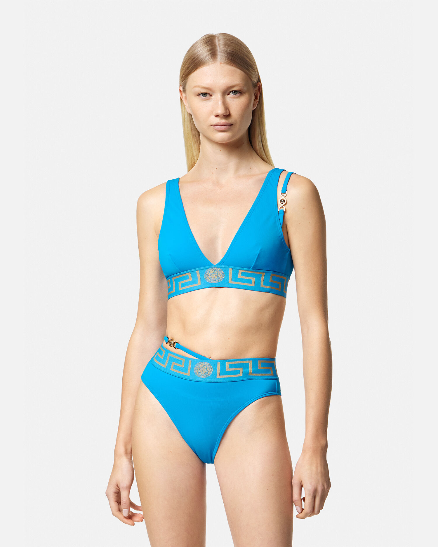Medusa 95 Greca Border Bikini Top