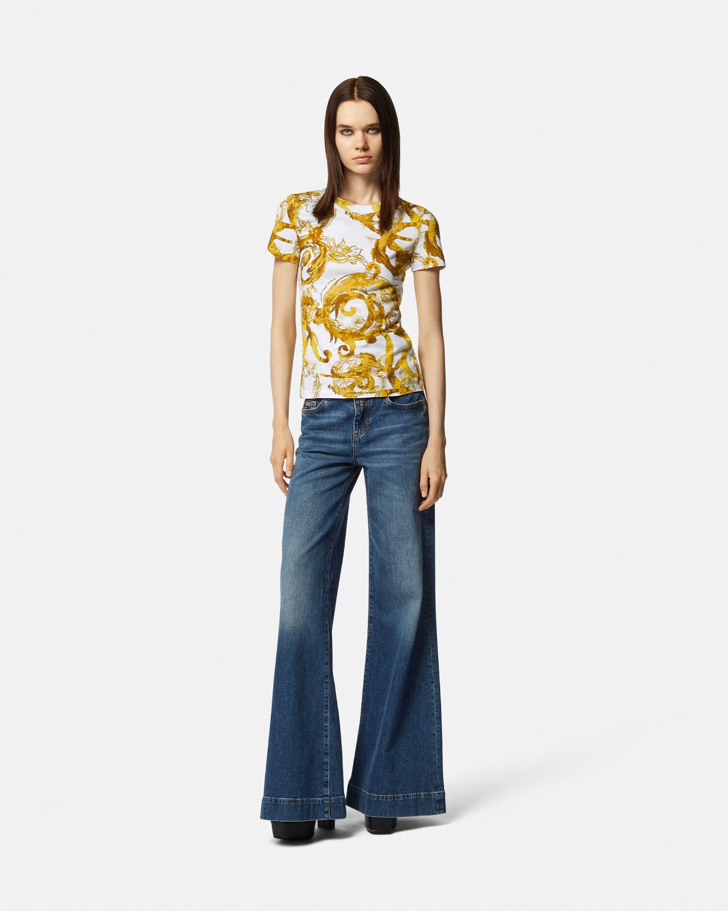 Versace style womens shirt cheap