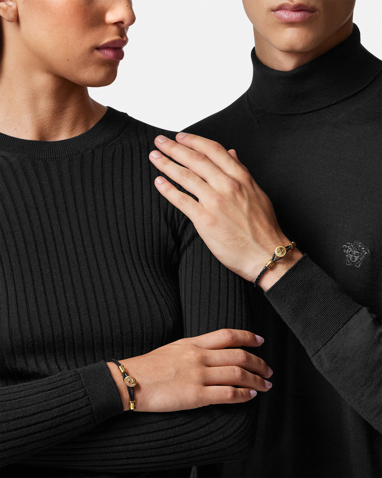 Versace medusa new arrivals leather bracelet