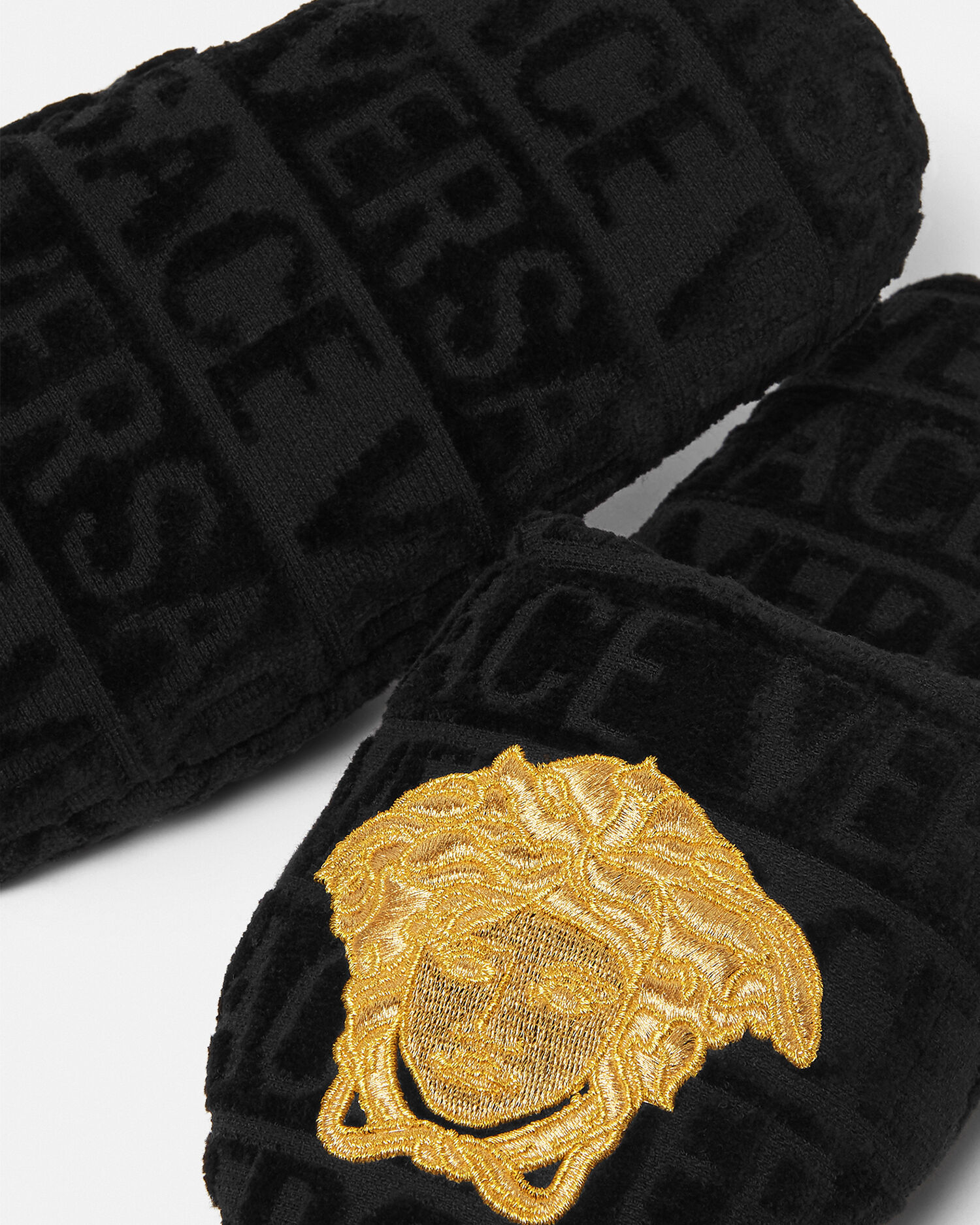 Versace discount medusa slippers