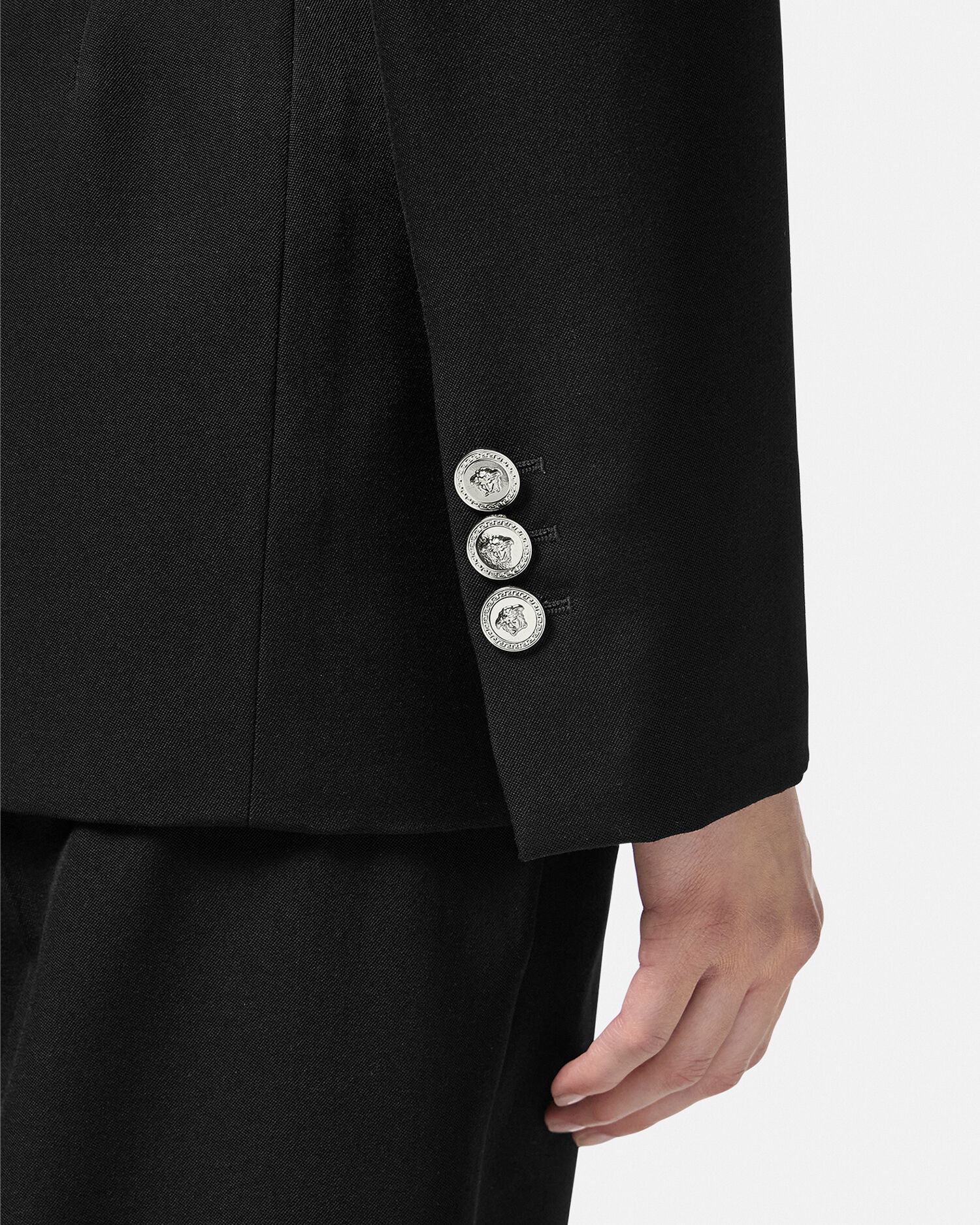Versace double 2025 breasted blazer