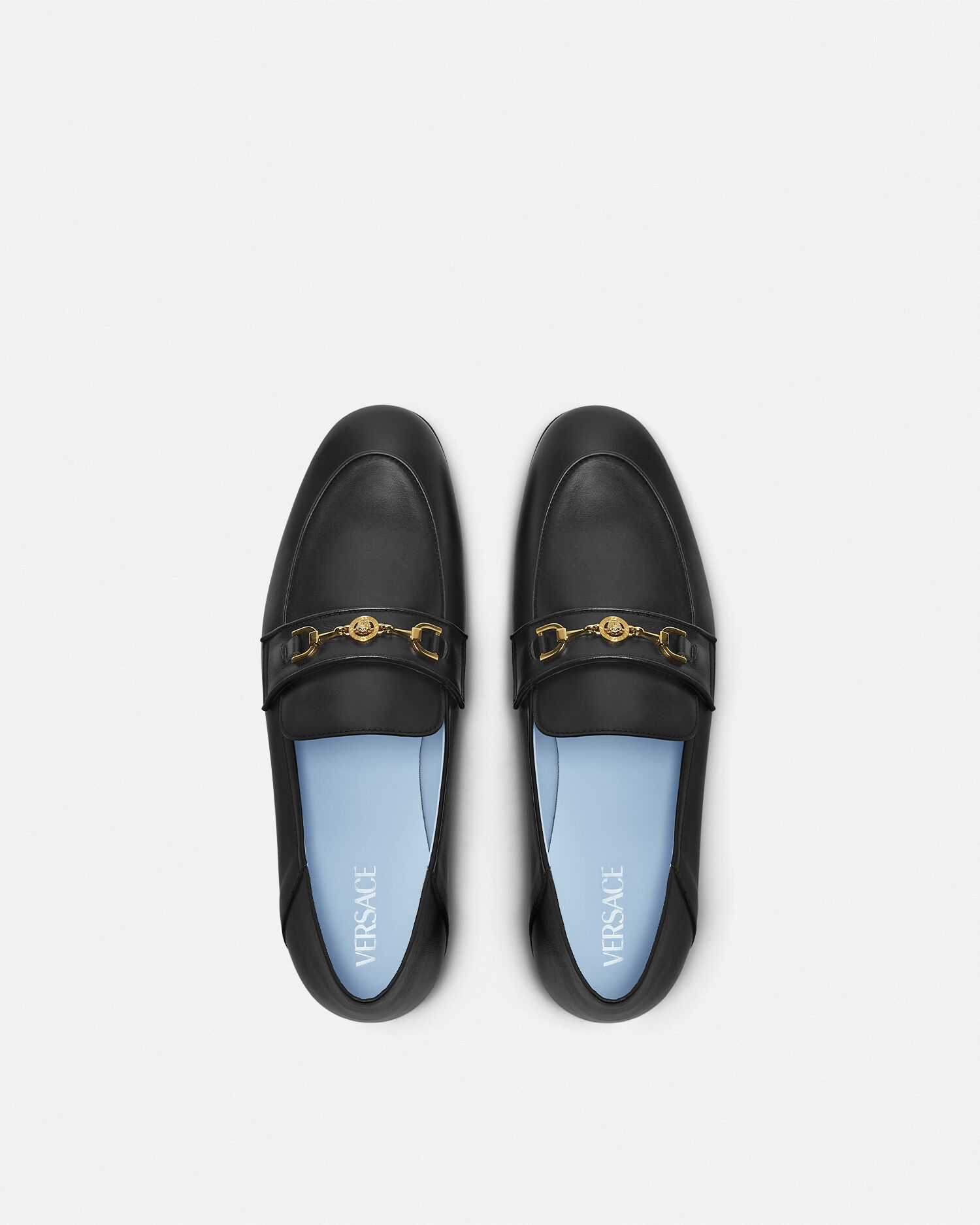 Versace leather slippers top