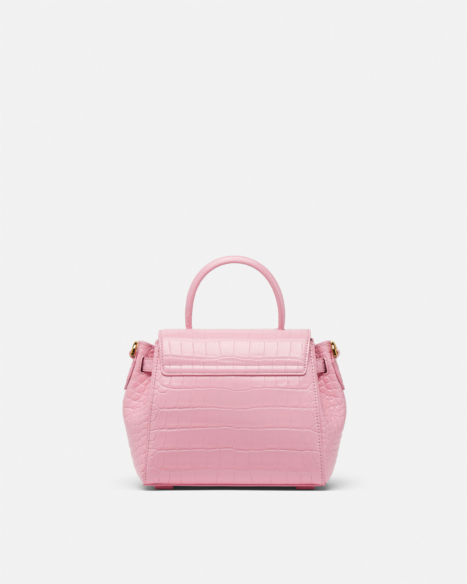 Pink croc bag best sale