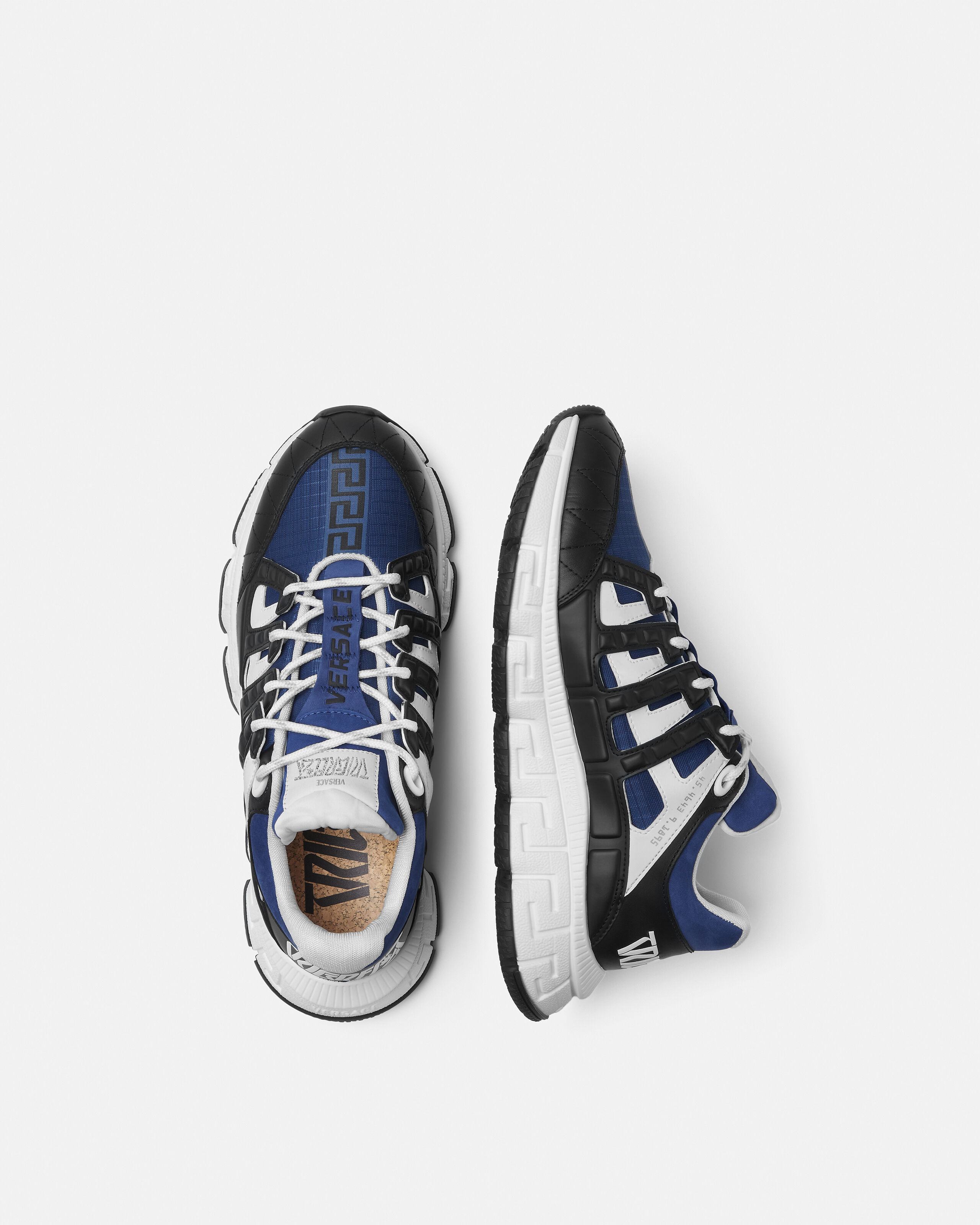 Trigreca Sneakers Blue,Black | VERSACE US
