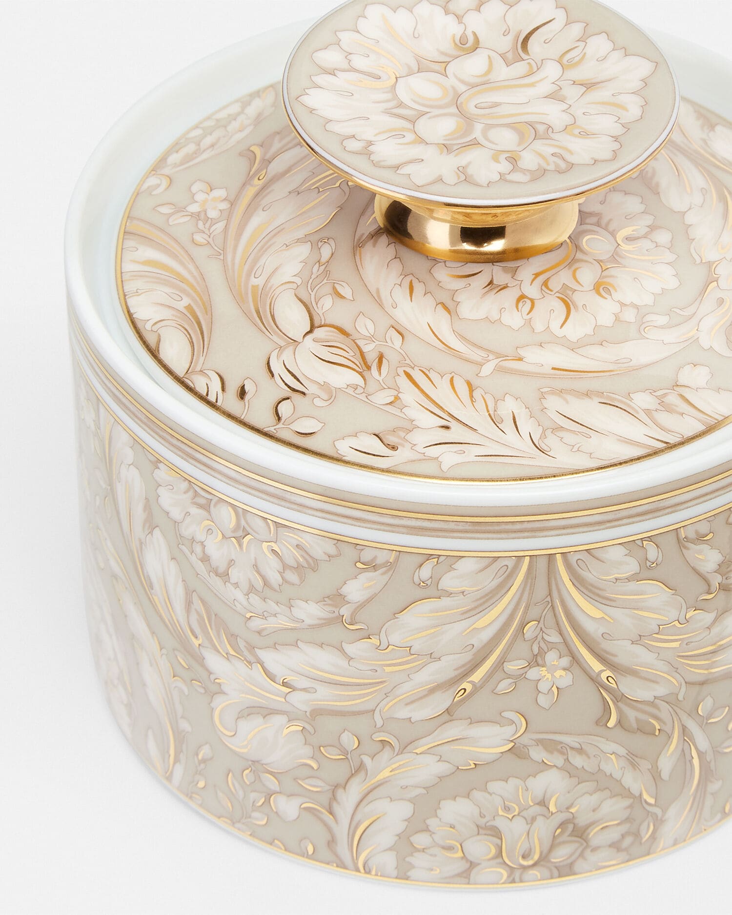 Barocco Beige Sugar Bowl