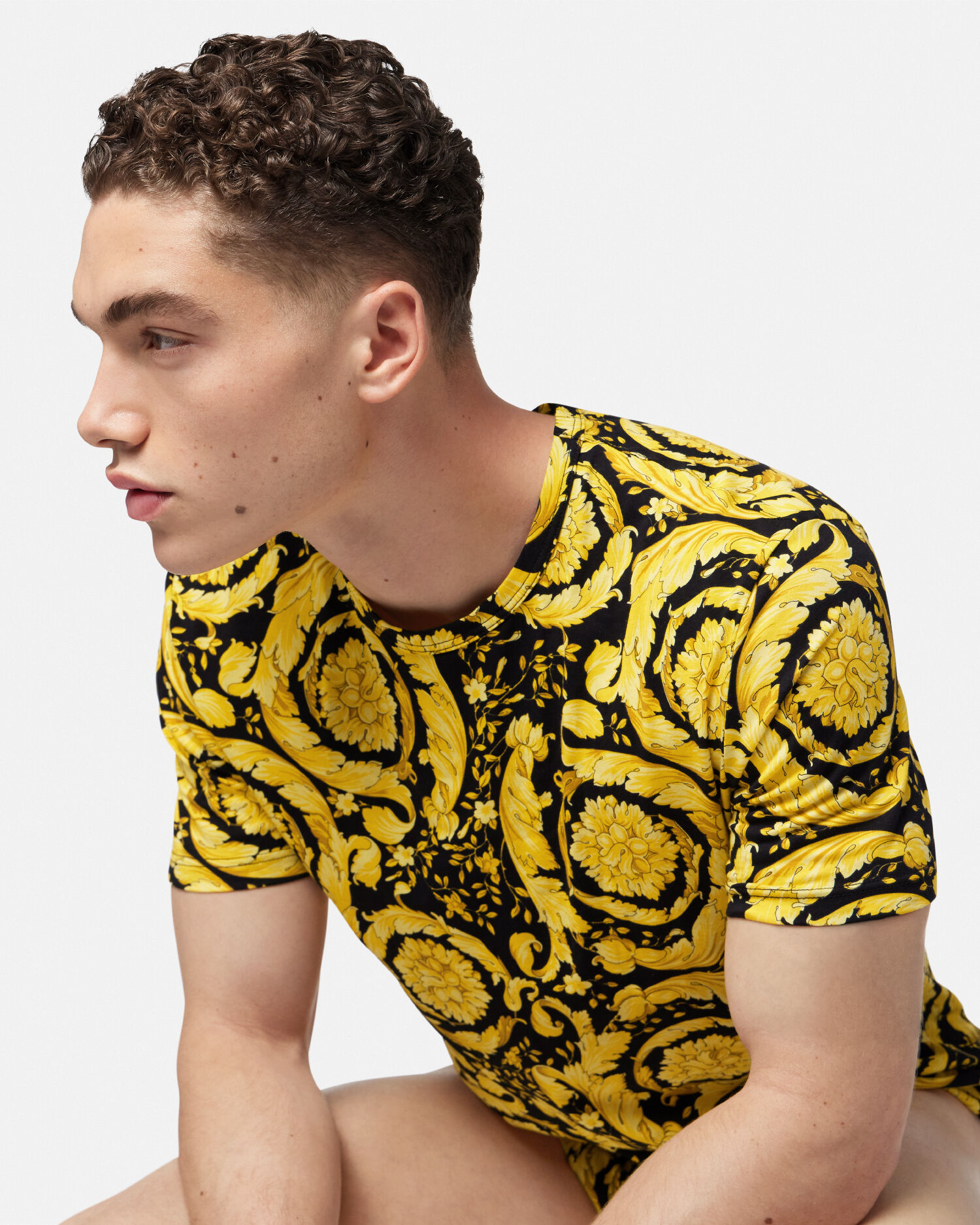 Maglia maniche corte versace shop