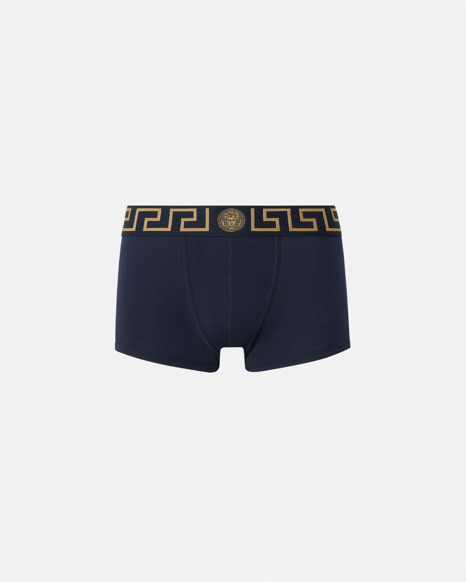 Cotton-Jersey Trunks Blue | VERSACE US