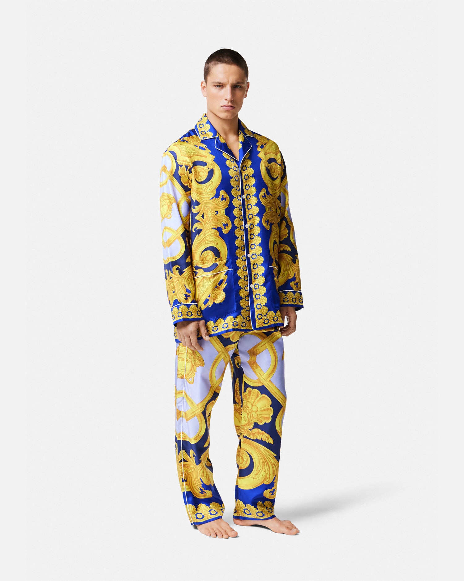 Barocco 660 Silk Pajama Top