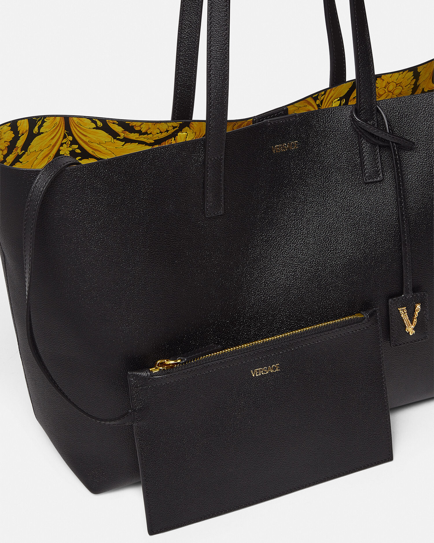 Versace virtus tote bag 2025