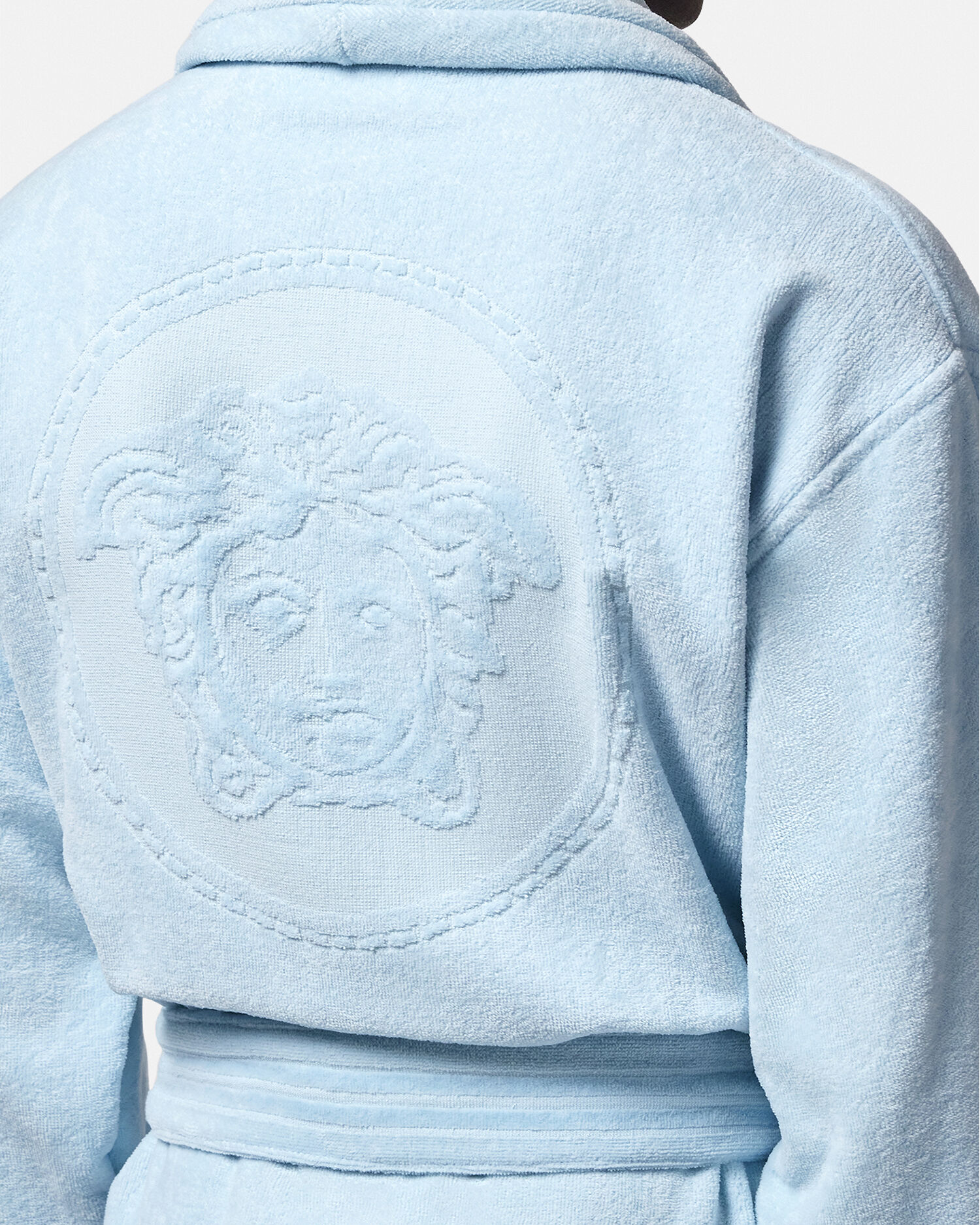 Versace robe blue outlet
