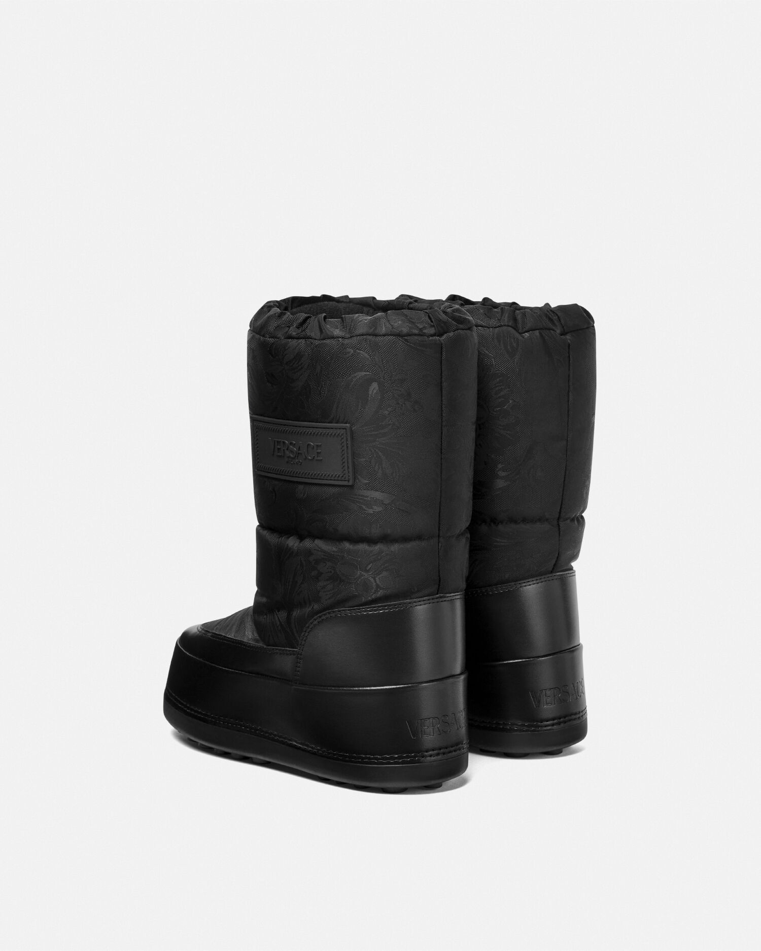 Barocco Versace Milano Boots female Black silver 41 42