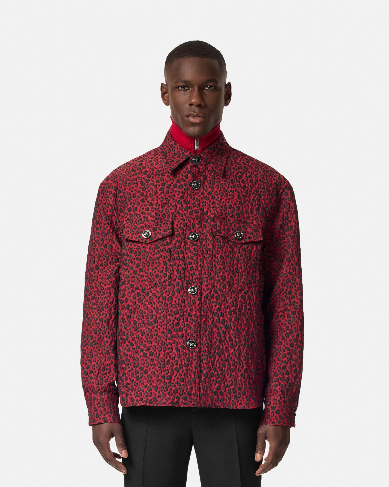 2024年冬【法人向けお歳暮】 Leopard Jacquard US VERSACE | Overshirt ジャケット・アウター