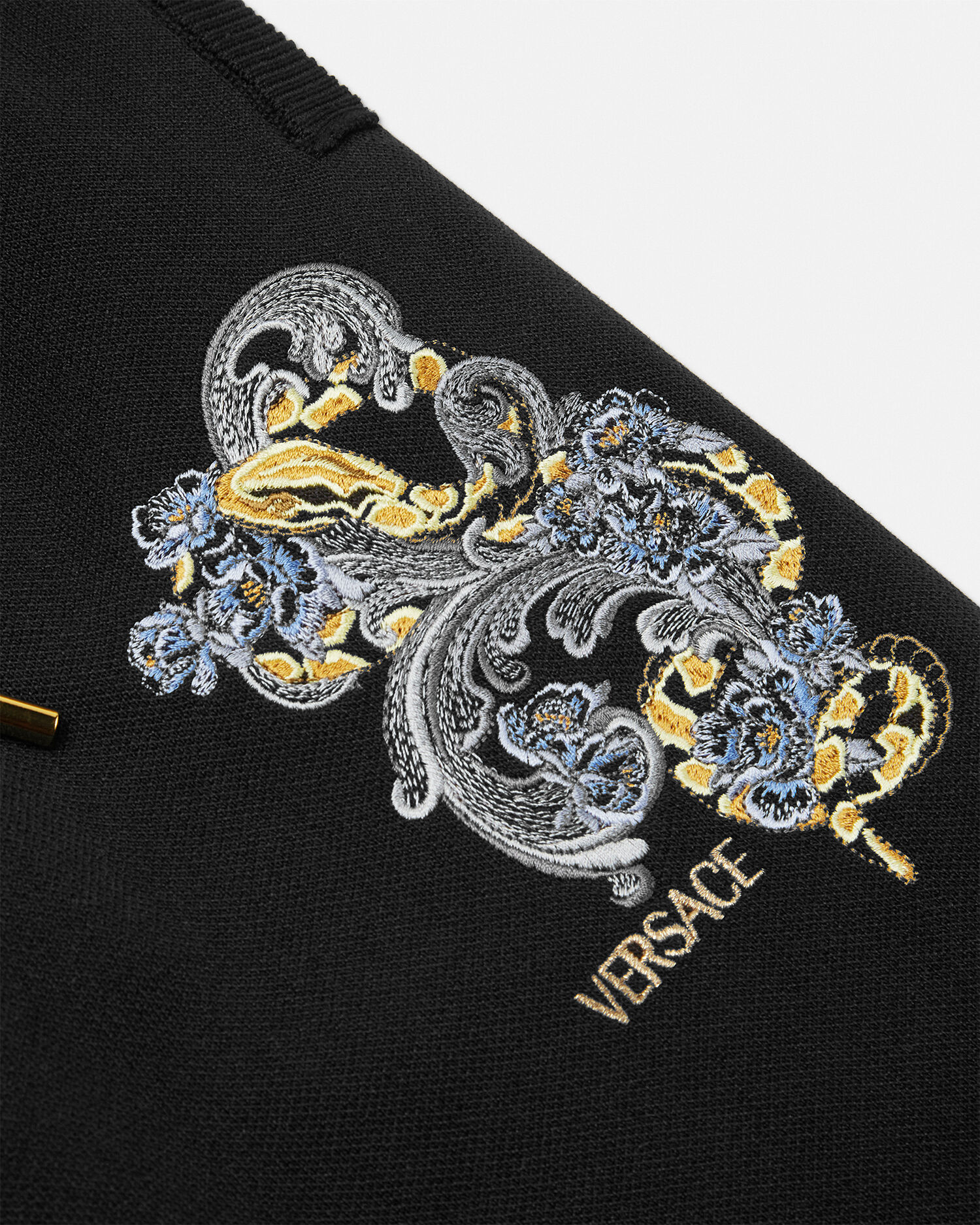 Embroidered Chinese New Year Sweatpants | VERSACE US Embroidered Chinese New Year Sweatpants | VERSACE US