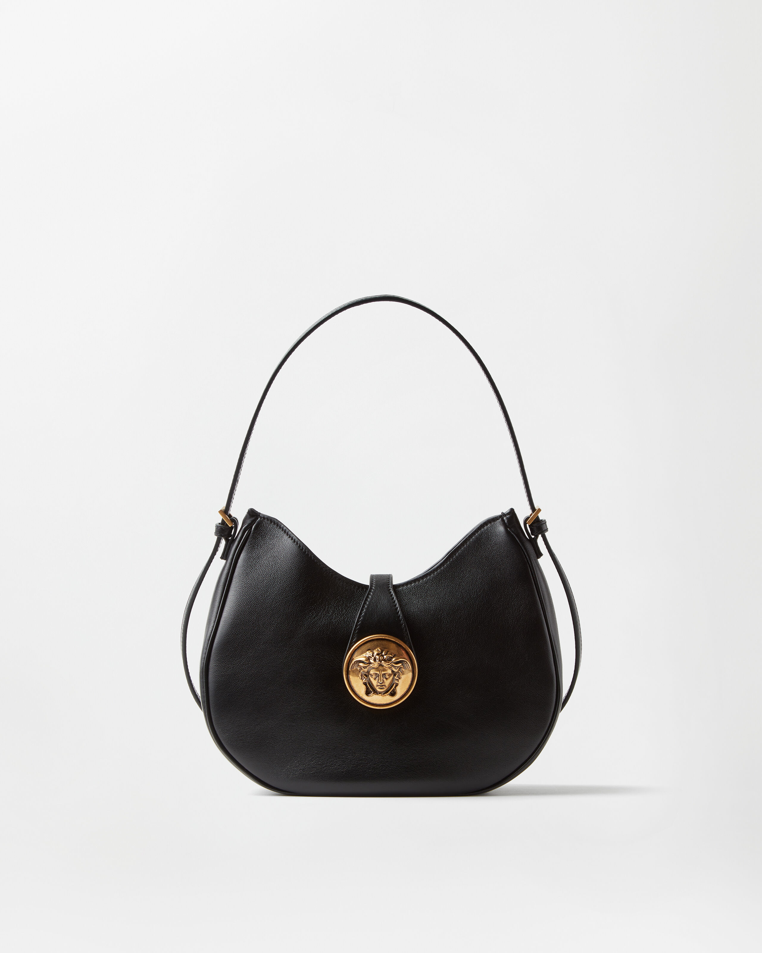 Versace embleme nappa hobo bag