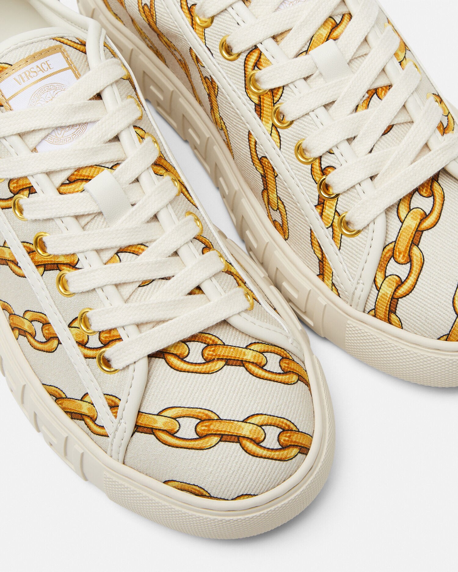 Chain Stripes Greca Trainers