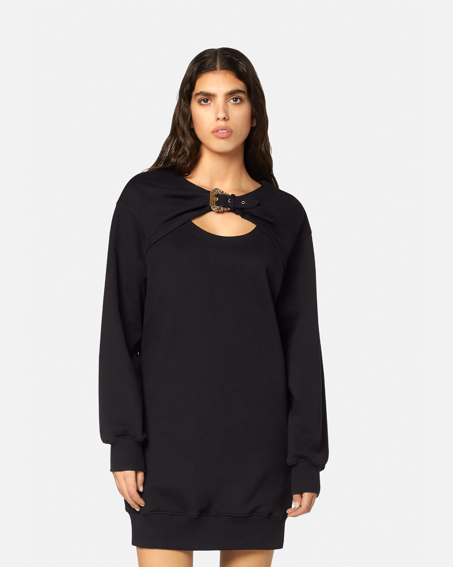 Vestido sudadera negro top