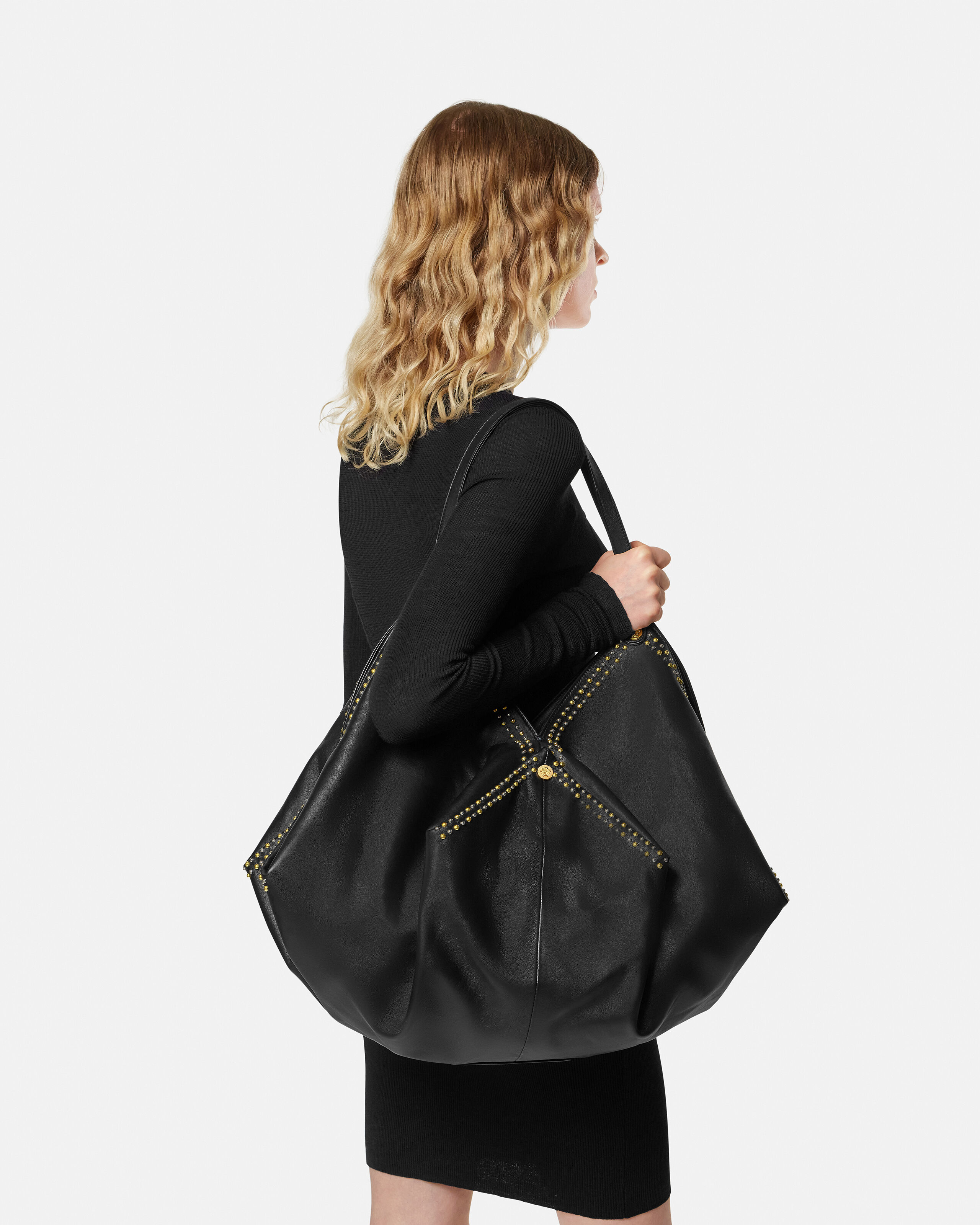 Protea Embellished Large Shoulder Bag