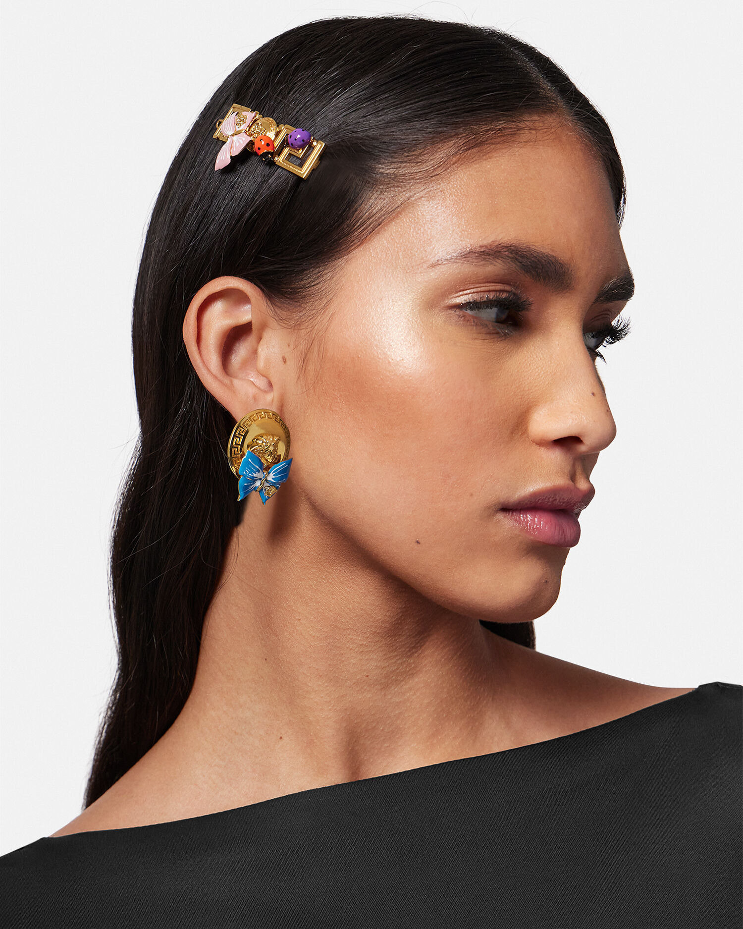 Versace hair store pin