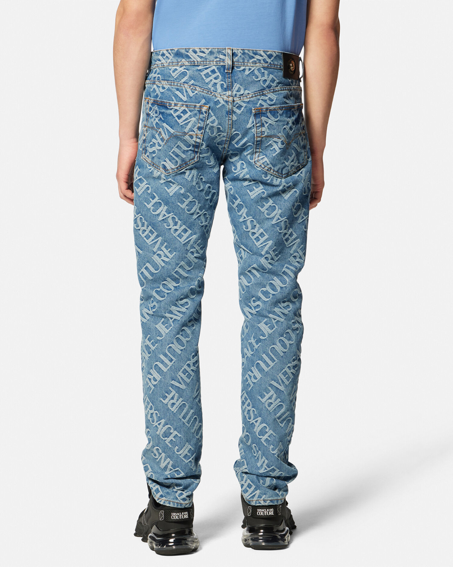 Logo Jacquard Jeans