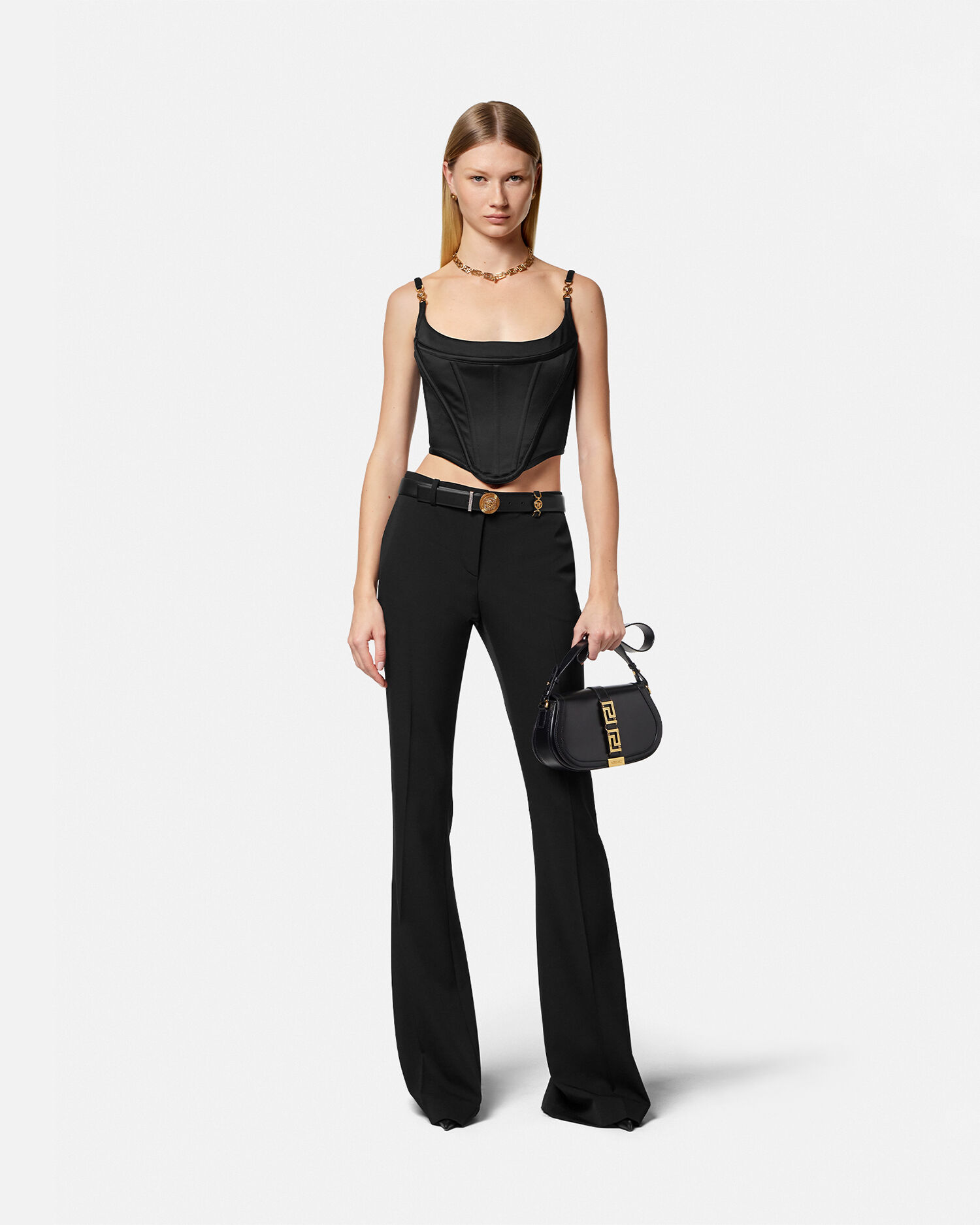 Versace stretch pants discount