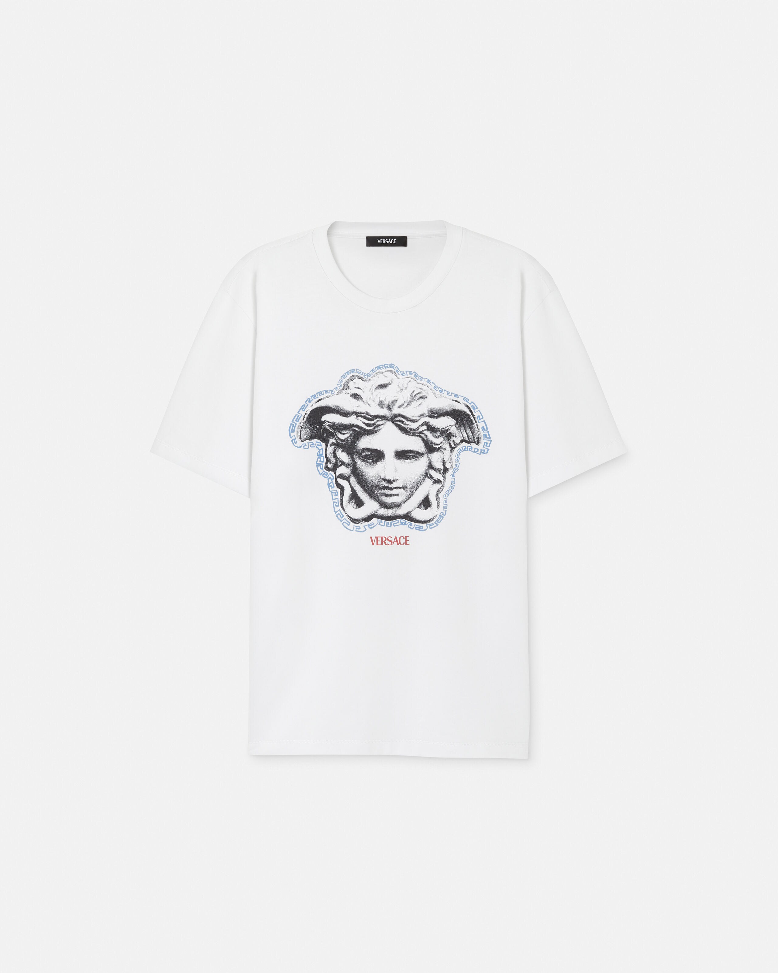 Mimi 様3枚おまとめVERSACE ★半袖Tシャツ 柄 白 Printed Cotton-Jersey Regular T-Shirt White | VERSACE US