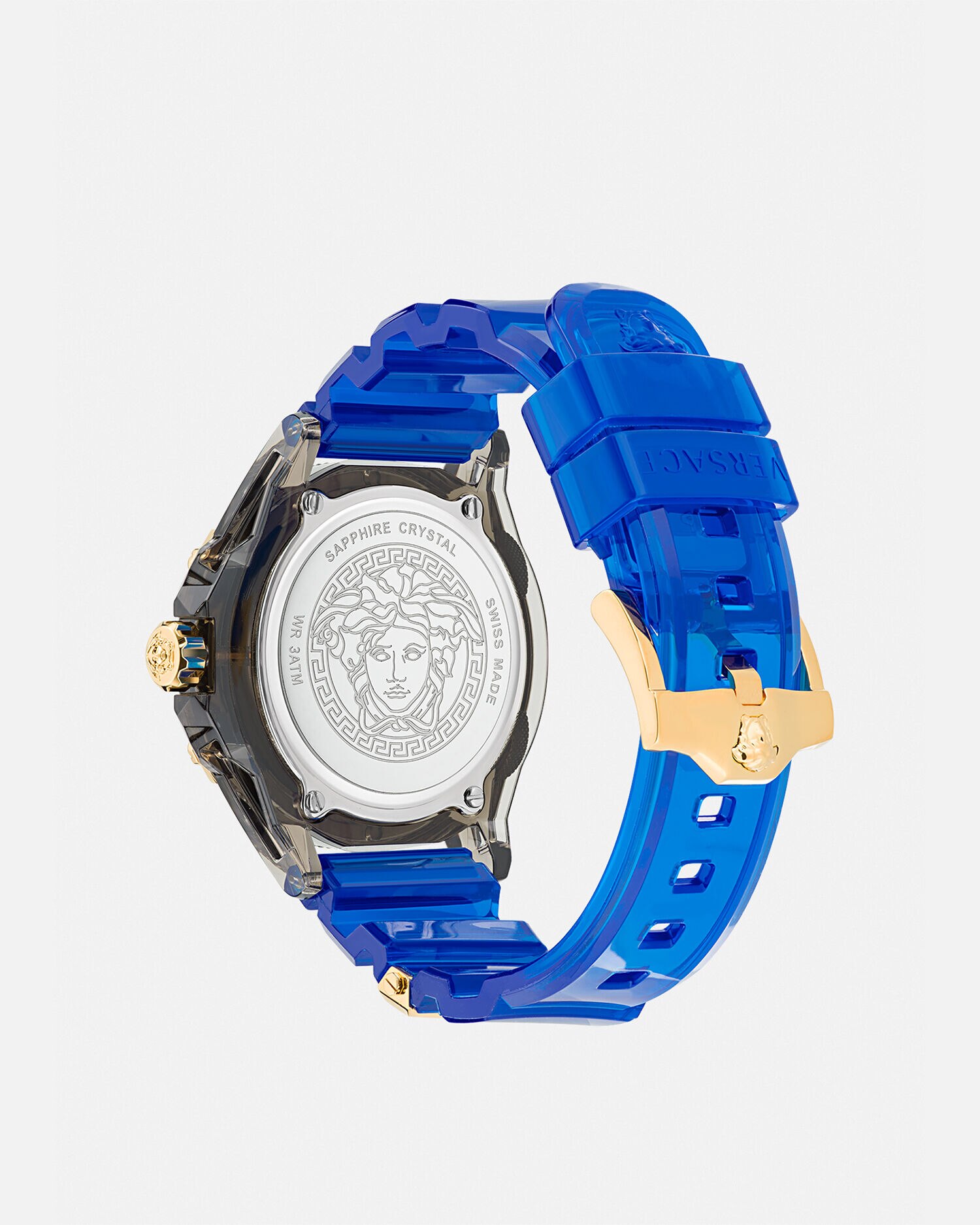 Icon Active Indiglo Watch Blue | Versace US