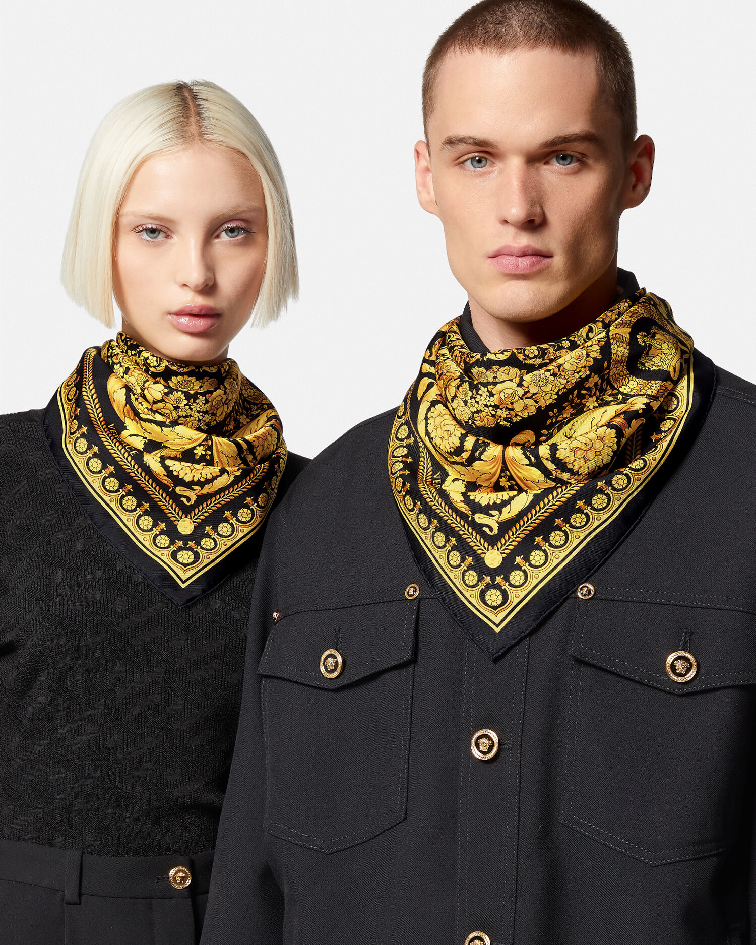 Versace discount silk bandana