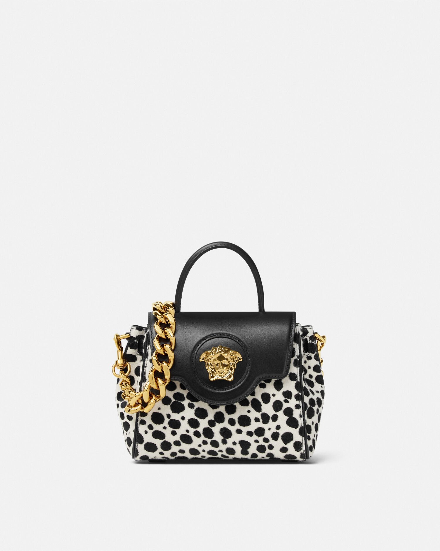 高評価アイテム Medusa La Dalmatian Small US VERSACE | Black,White Handbag 腕時計