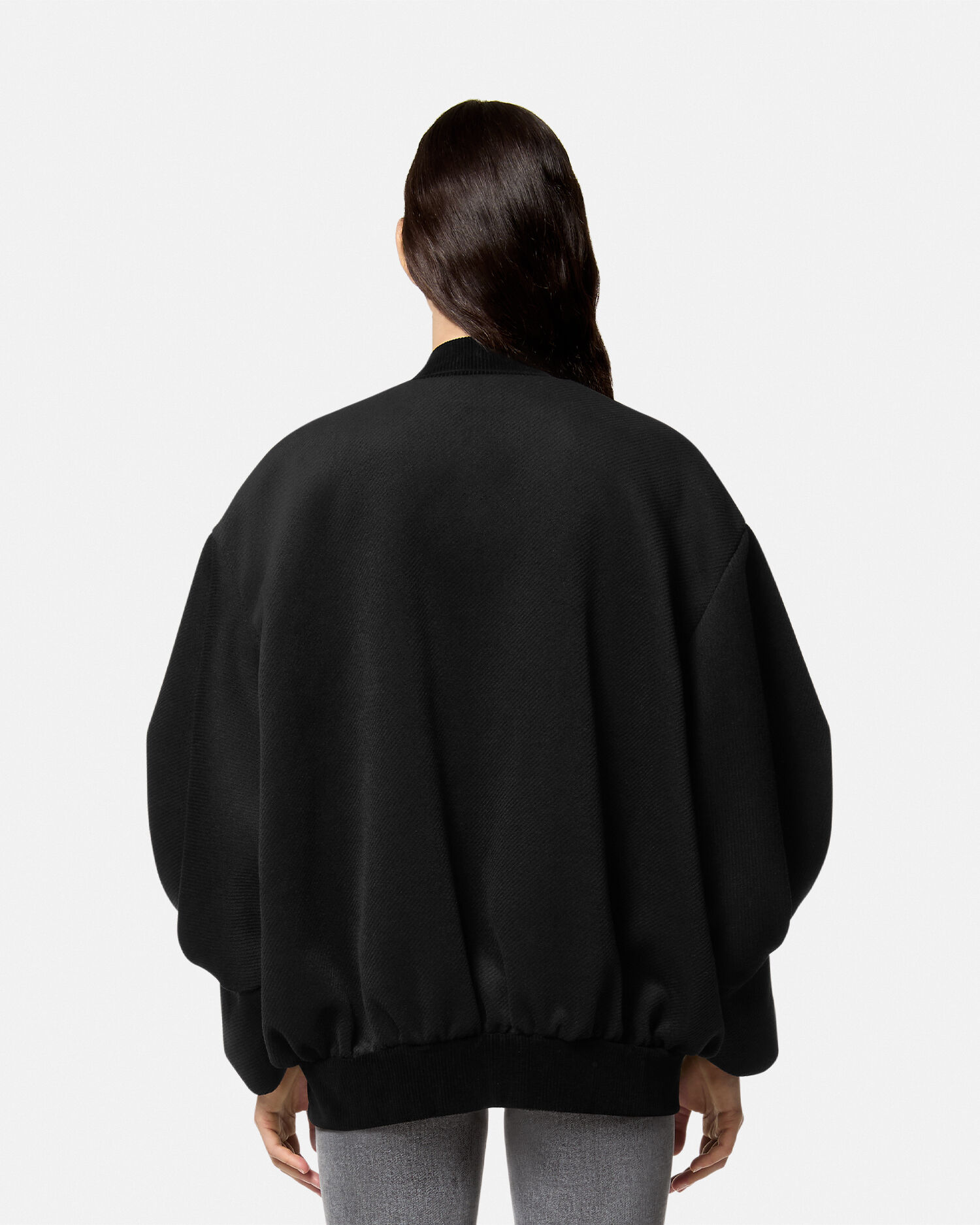 Black velvet bomber jacket hotsell