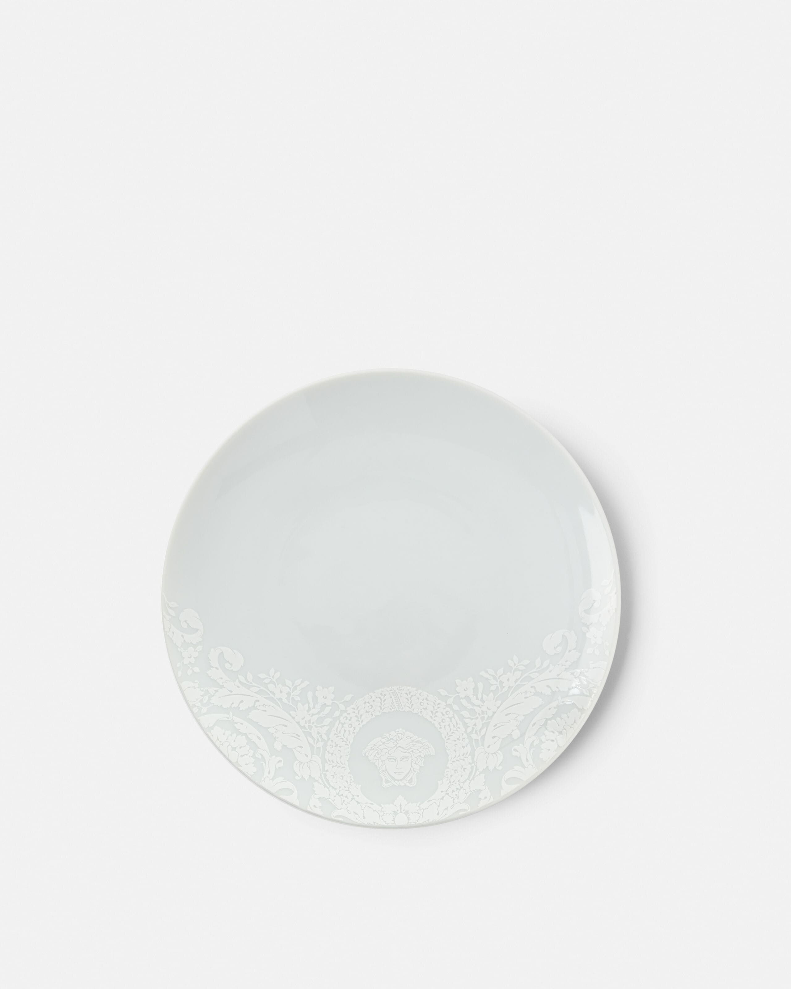 Barocco '92 Bianco Small Plate 17 cm Print | VERSACE US
