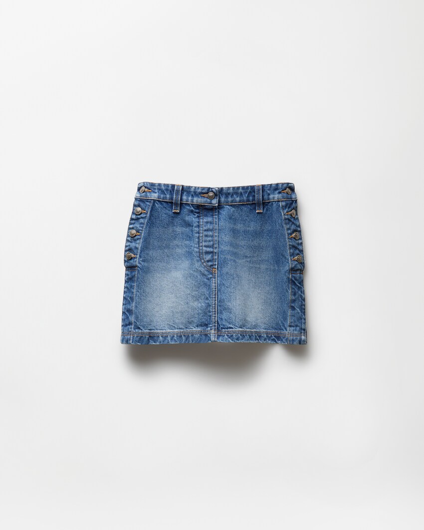Denim Mini Skirt blue 1