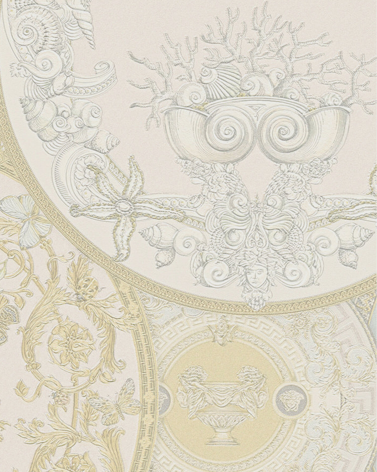 versace wallpaper white