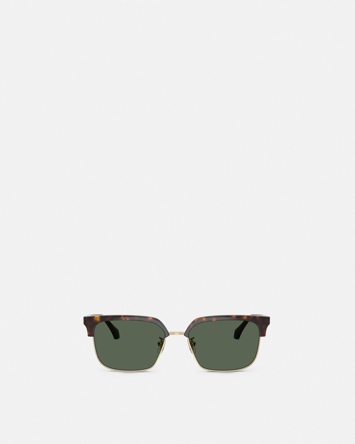 Signature Low-Bridge Squared Sunglasses Havana | VERSACE US