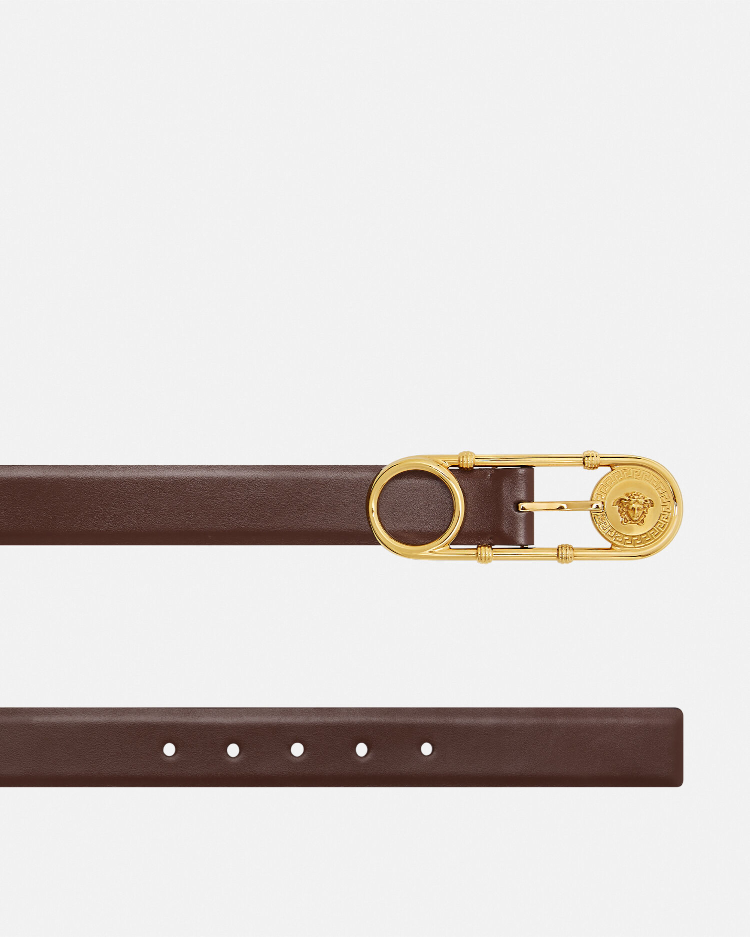 Safety Pin Leather Belt 1.2