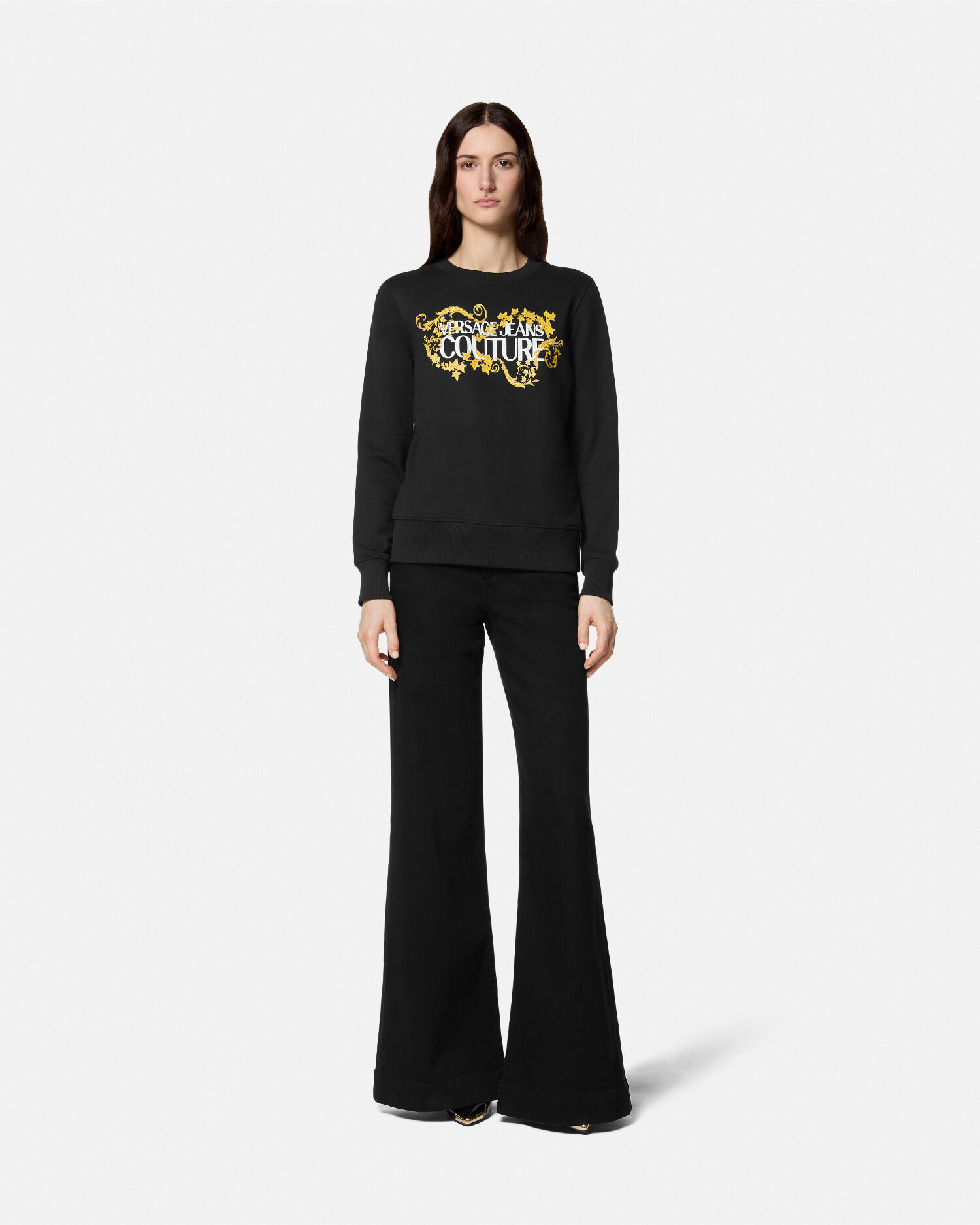 Versace logo sweater discount