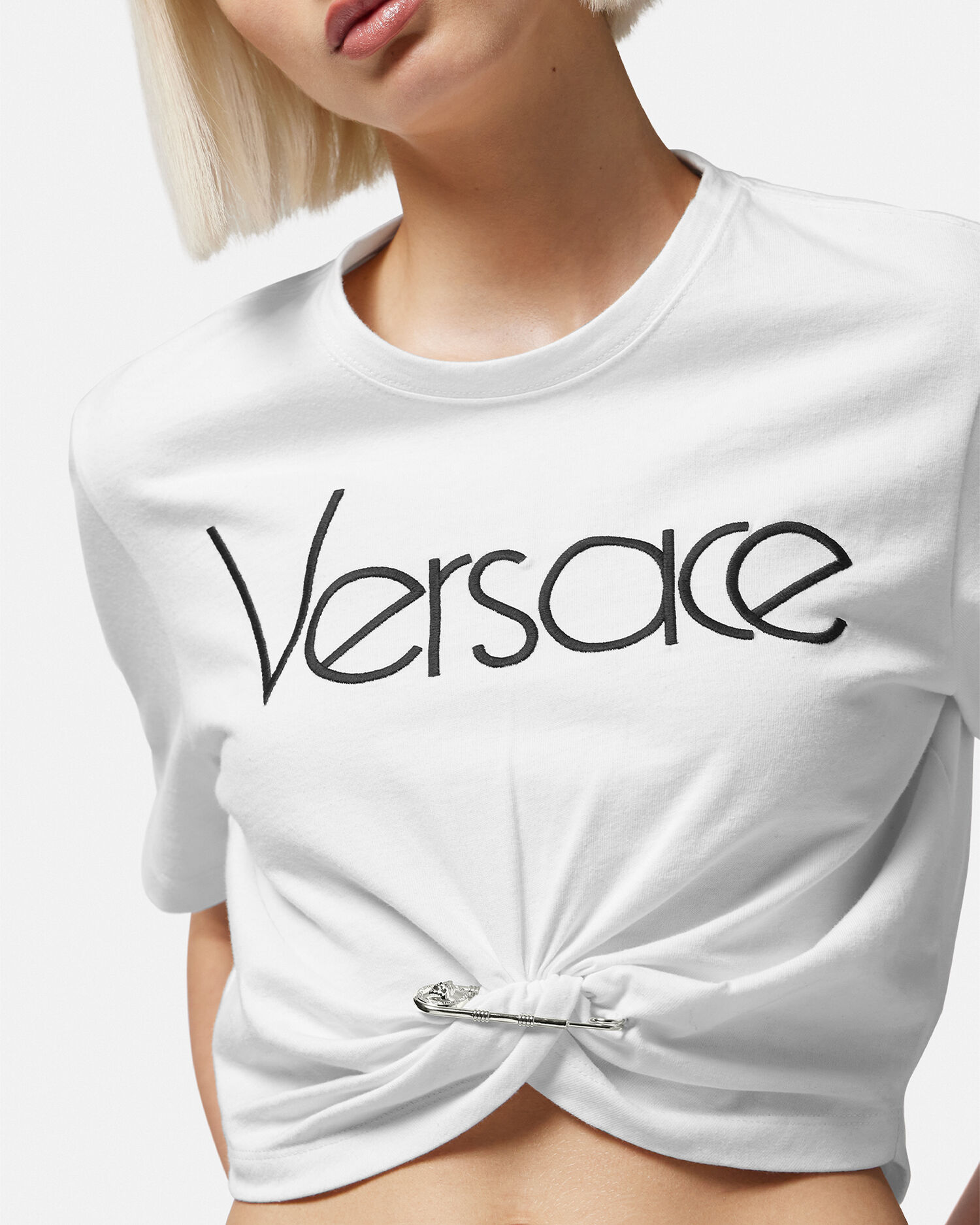 Versace logo t shirt online