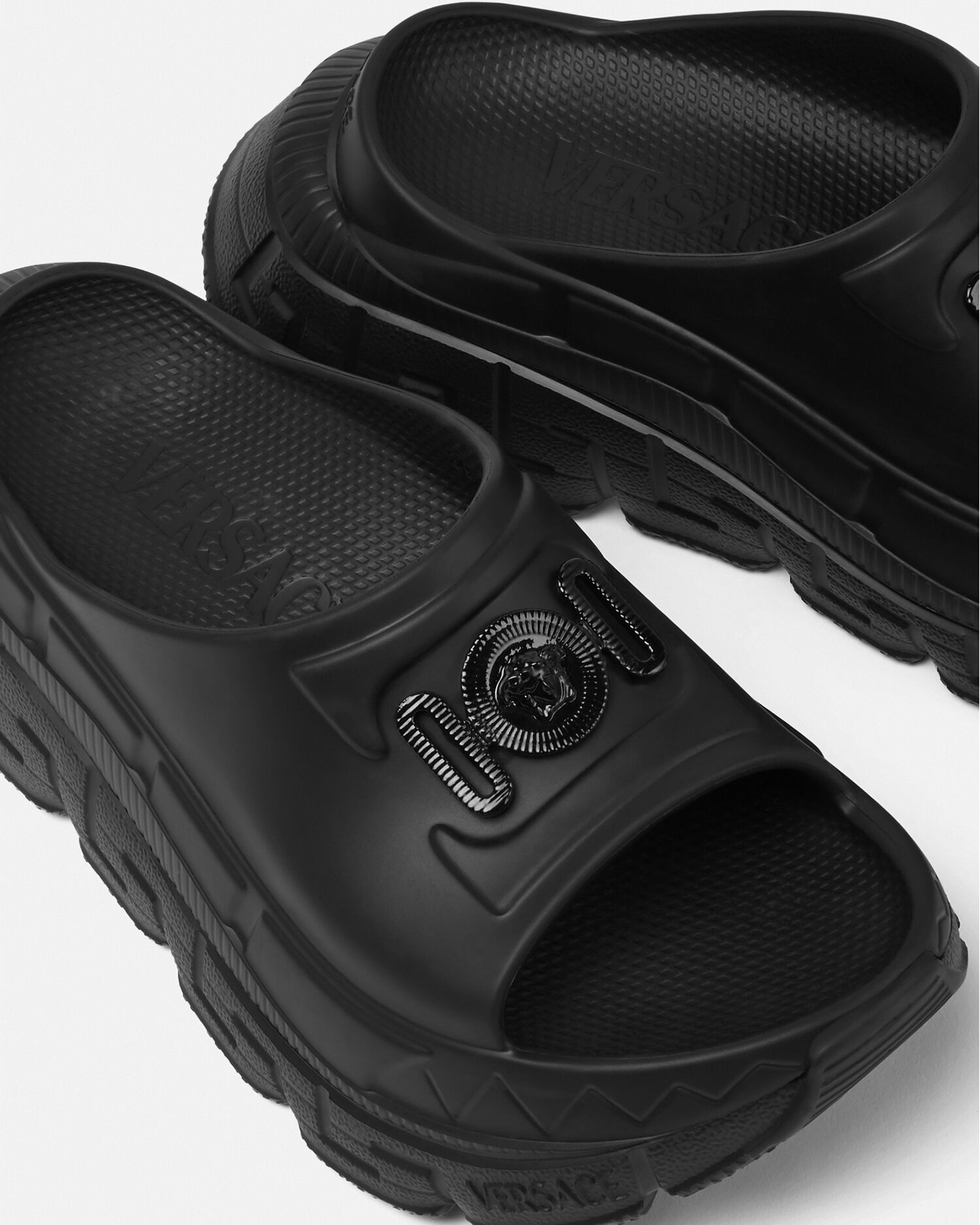 Versace slides hotsell womens sale