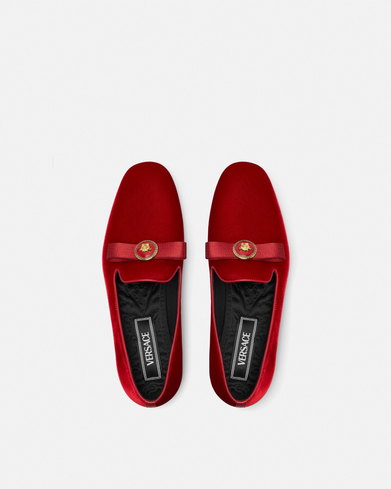 Red versace loafers sales