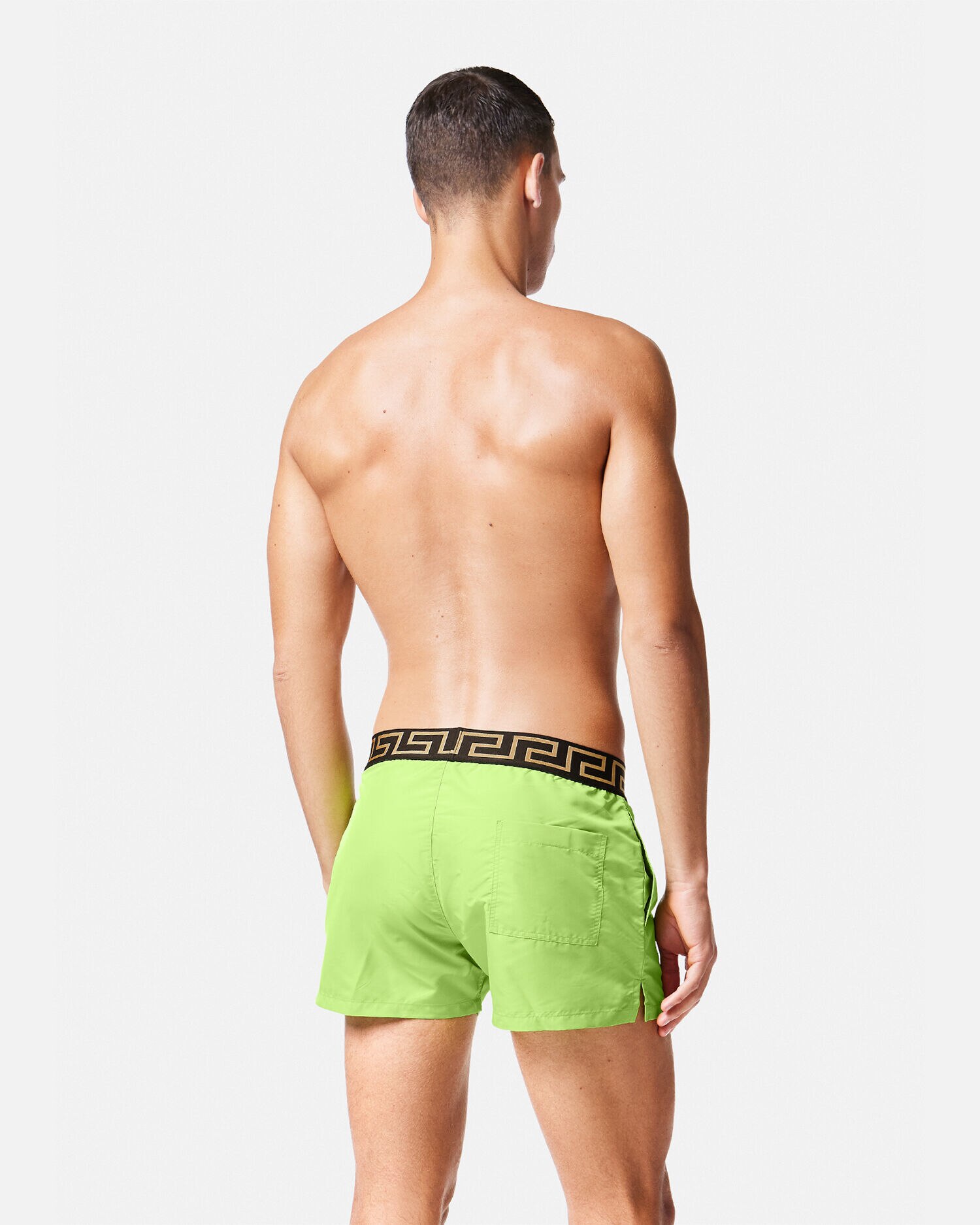 Greca Border Swim Shorts