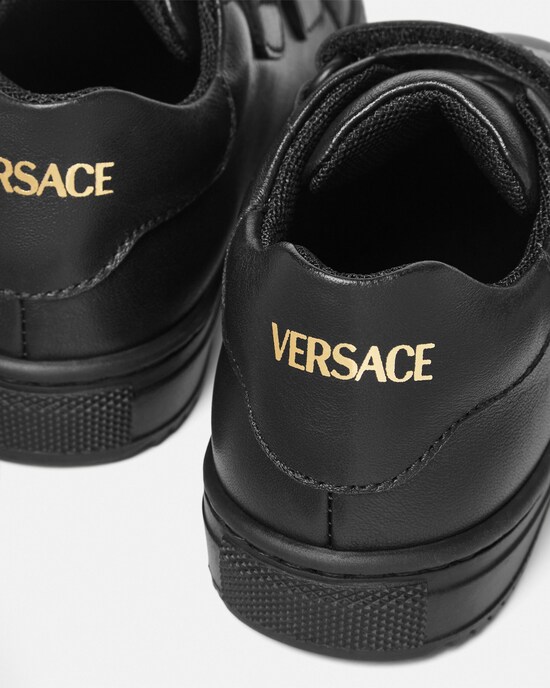 Kids zapatillas de piel Negro 2