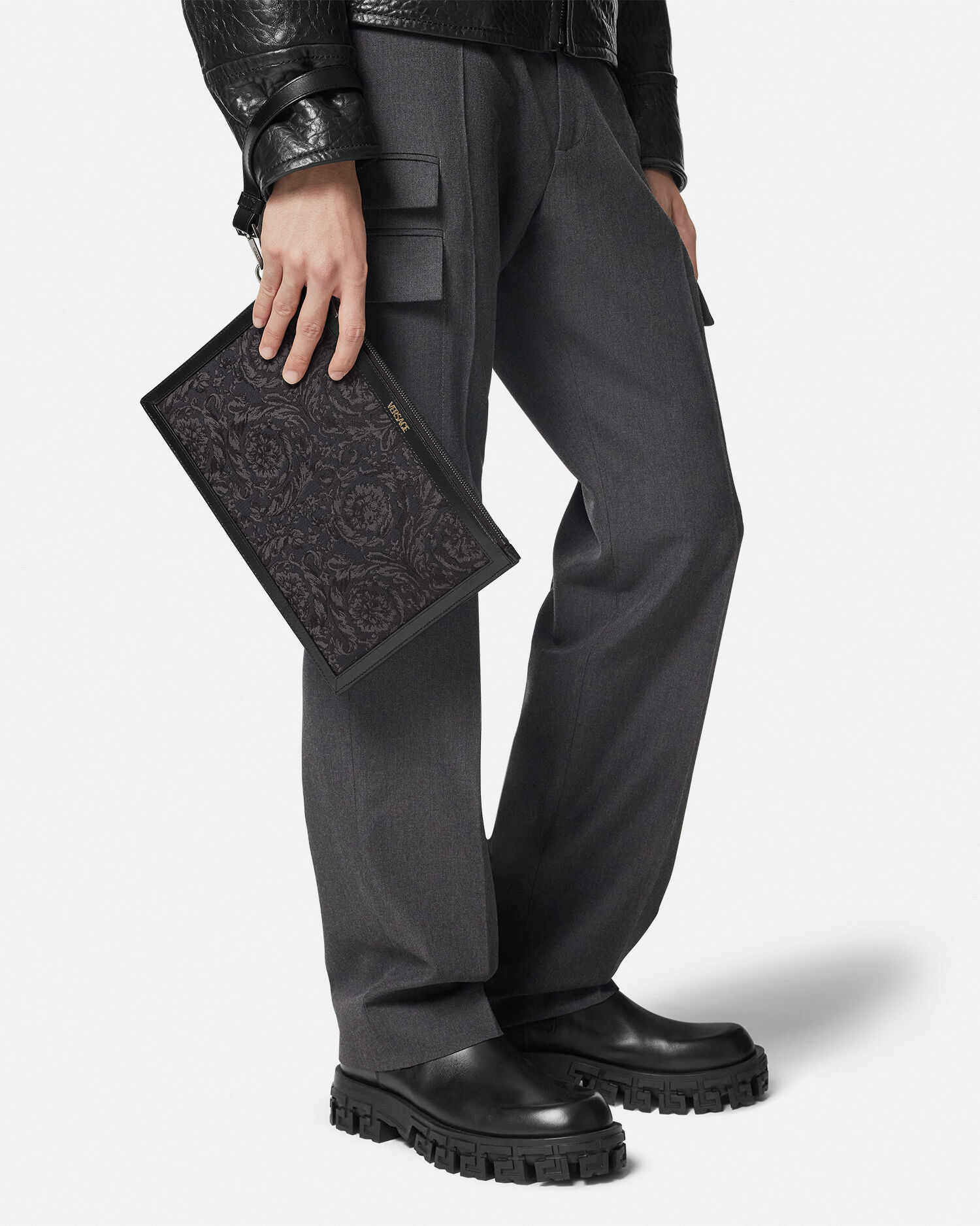 Man bag versace store
