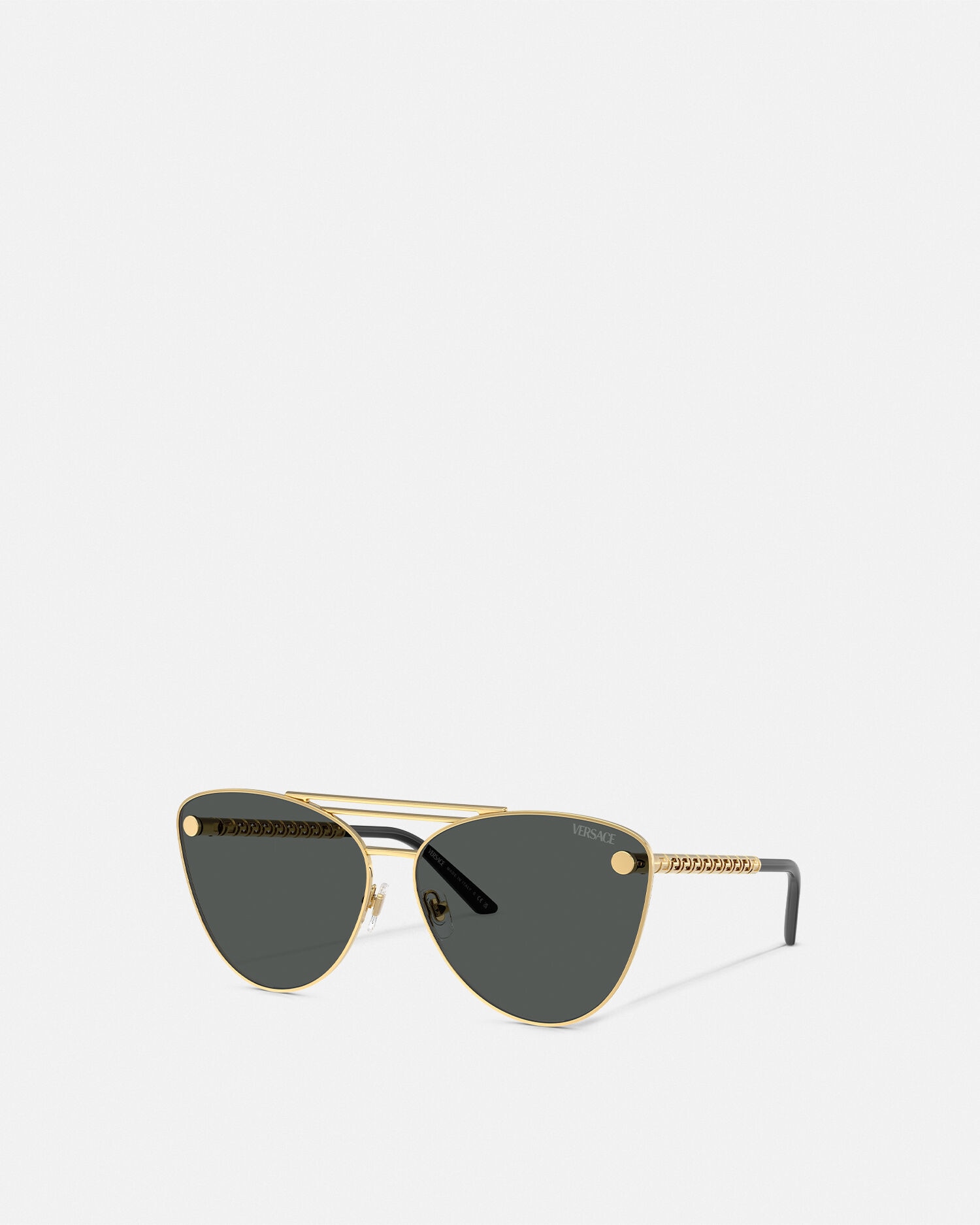 Tubular Greca Cat Eye Sunglasses