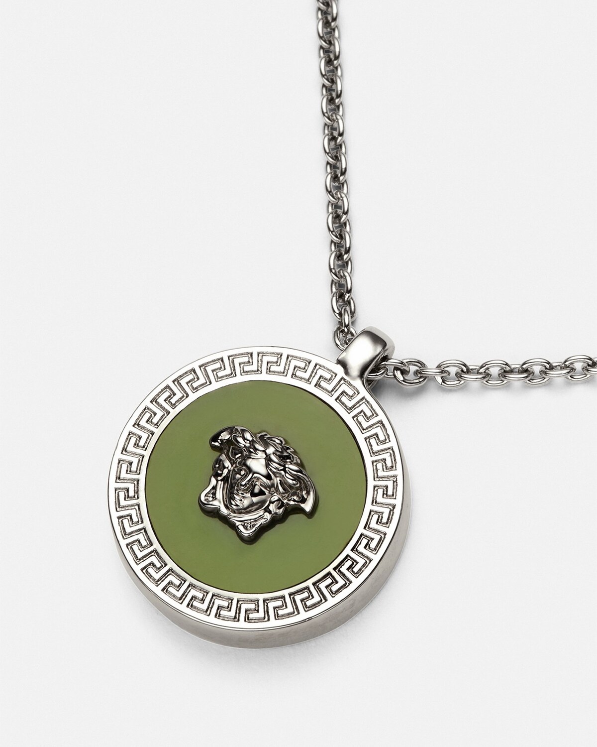Versace Enamel Medusa Necklace for Men Online Store EU