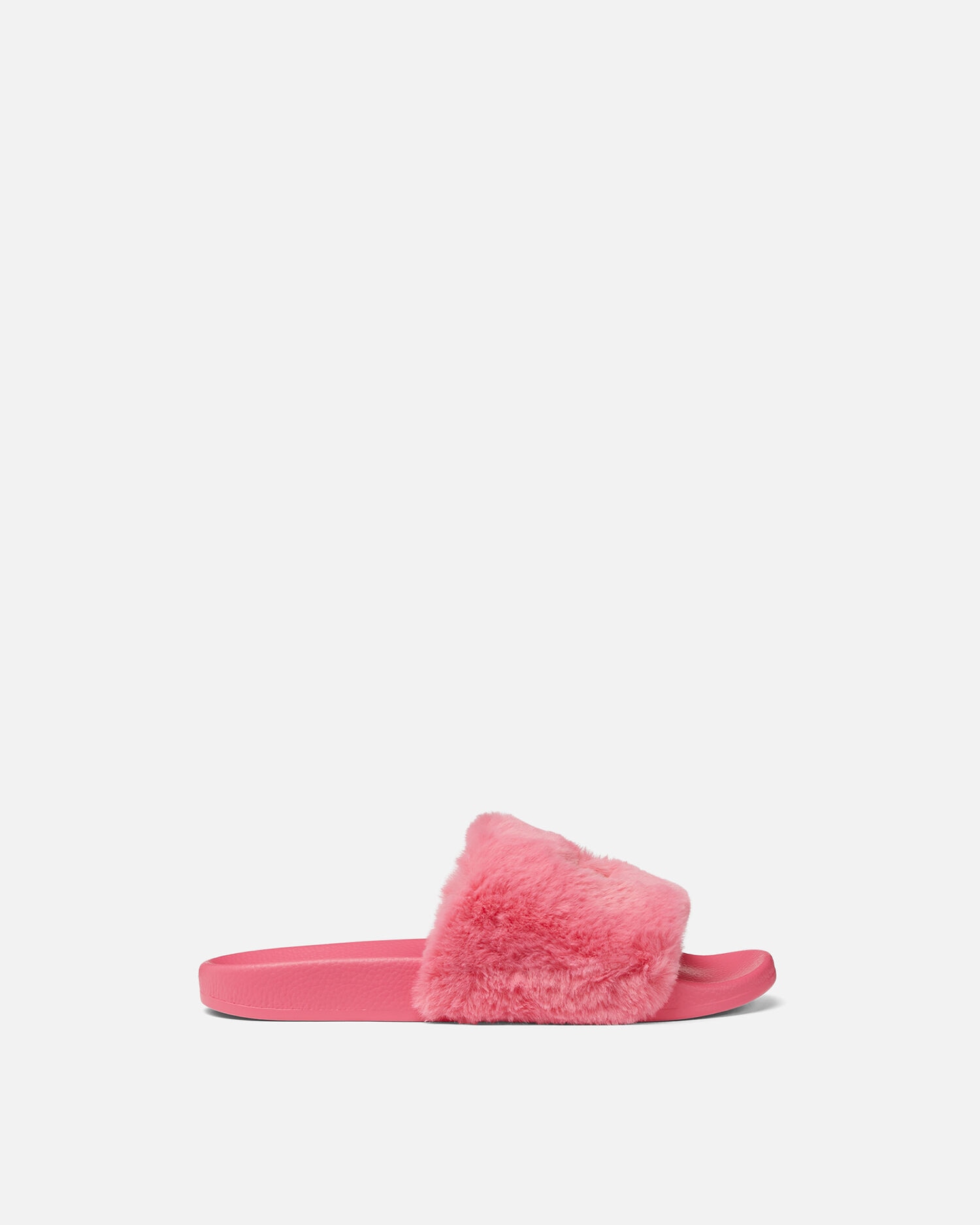 Versace fur slides hot sale