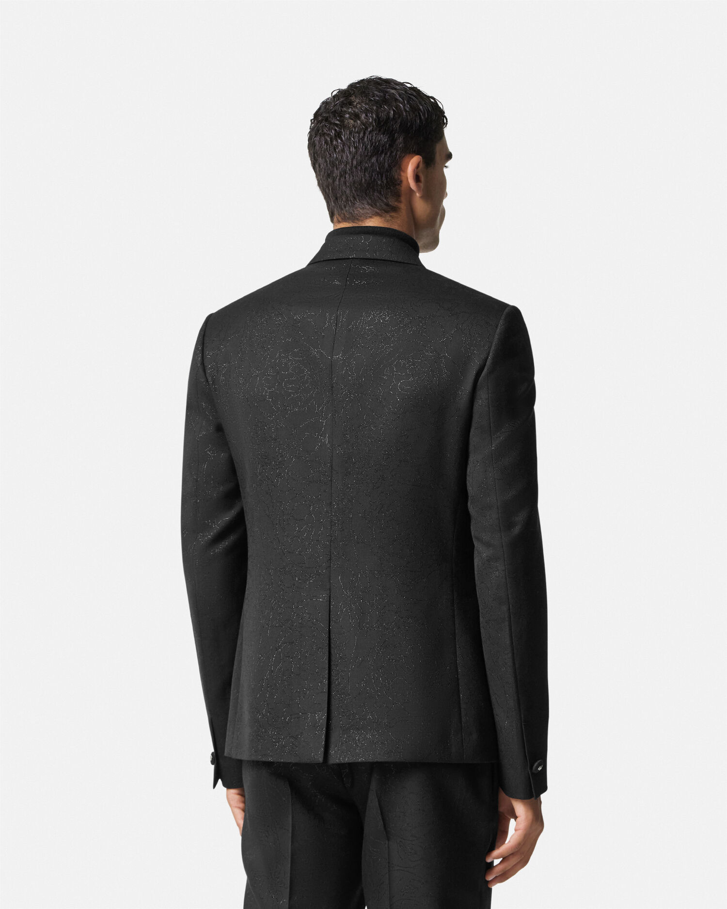 Barocco Lurex Double Breasted Blazer