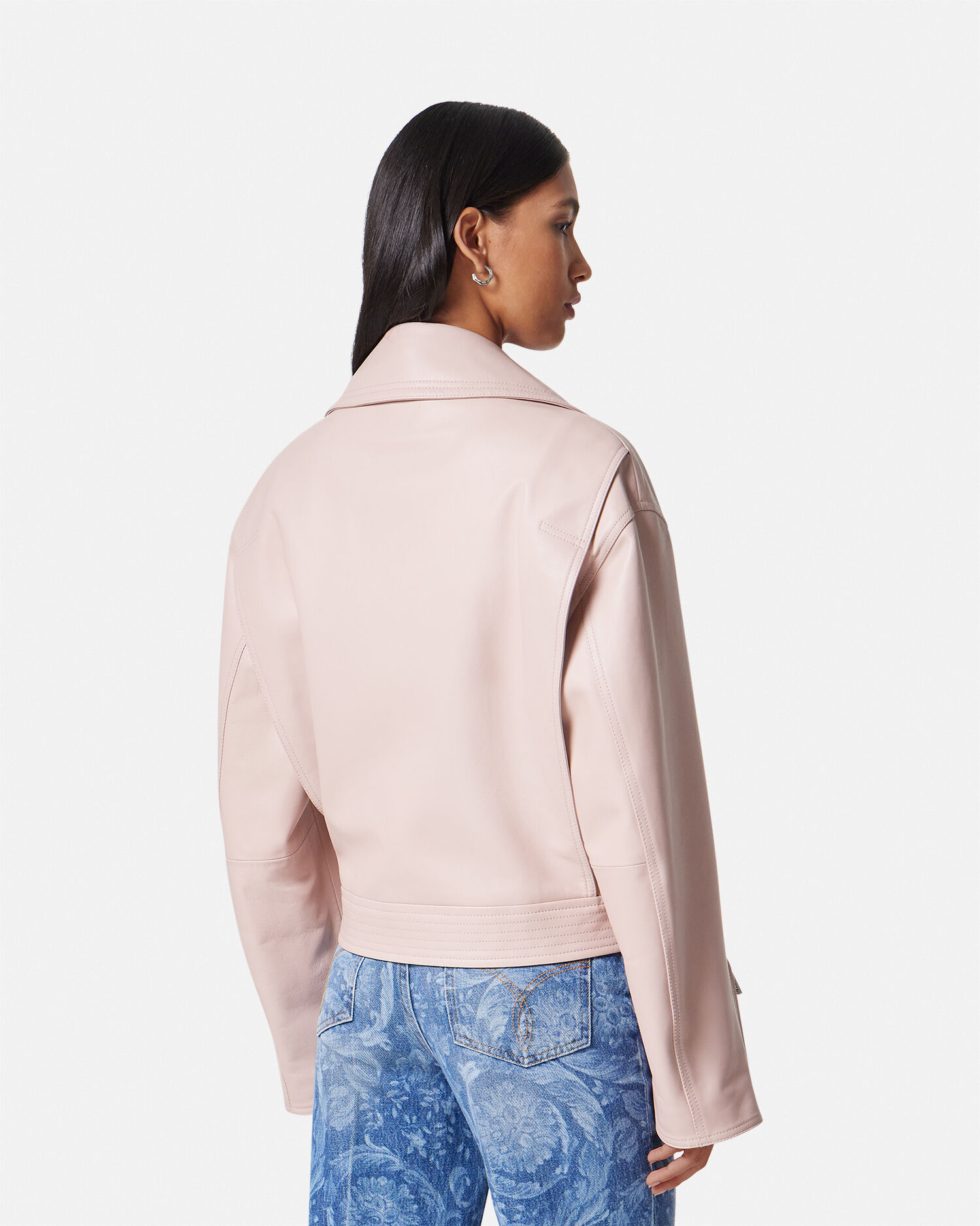 Versace pink jacket hot sale