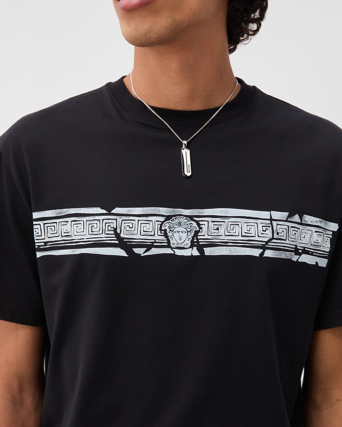Printed Cotton-Jersey Regular T-Shirt Black 5
