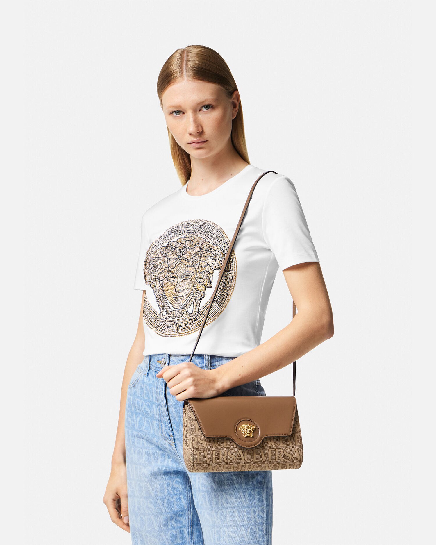 versace crystal medusa evening sultan bag