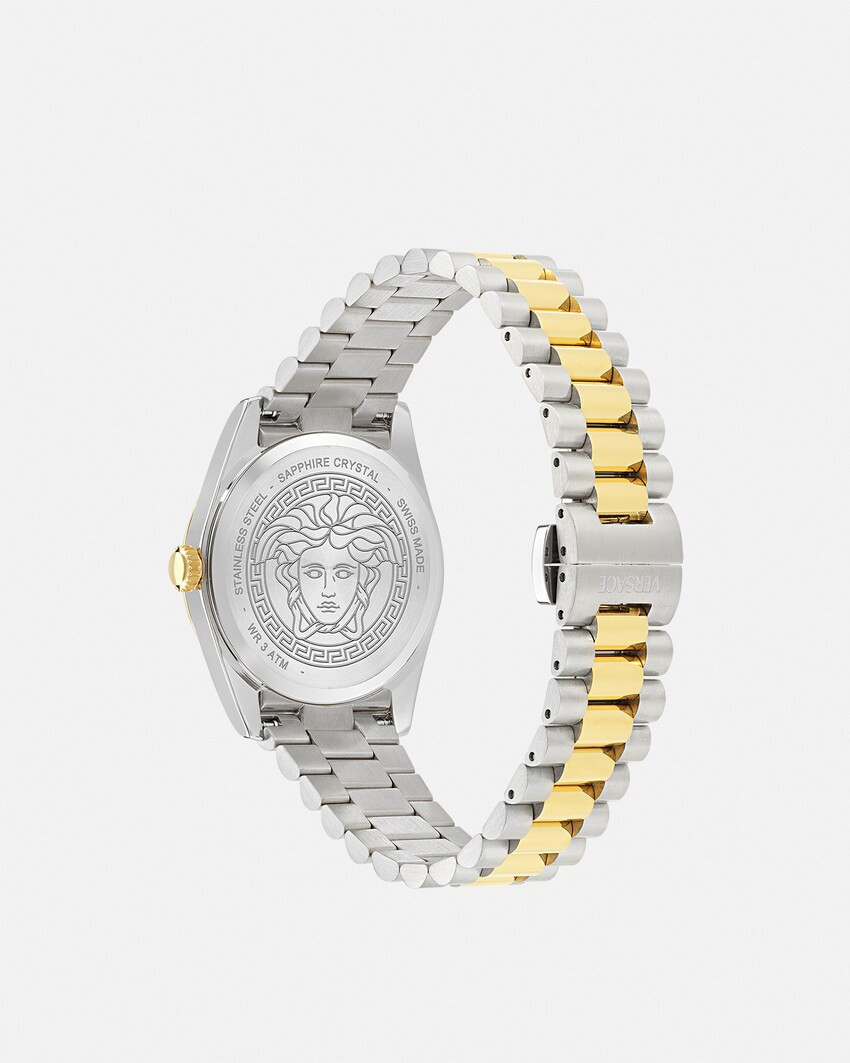 Versace Millenyium Lady Uhr Blau+Silber 2